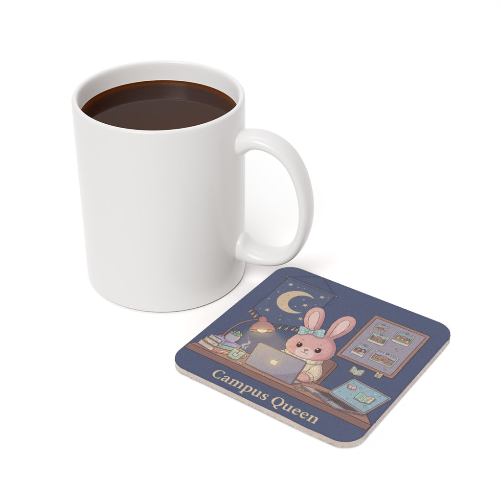Rabbit Cork Coaster – Campus Queen