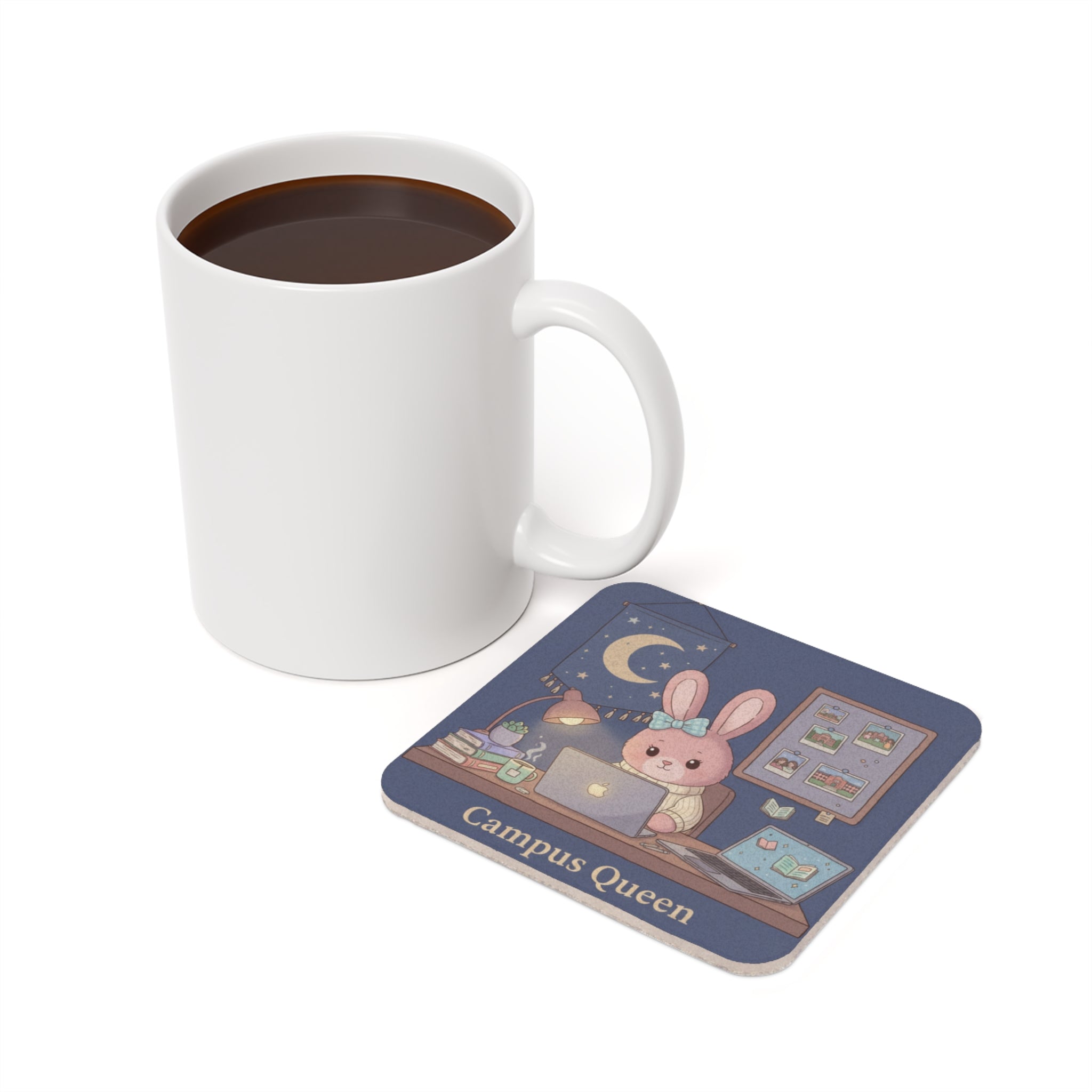 Rabbit Cork Coaster – Campus Queen
