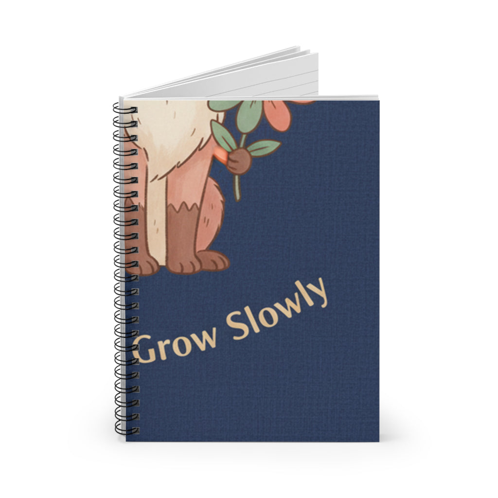 You Are Allowed to Grow Slowly Spiral Notebook
