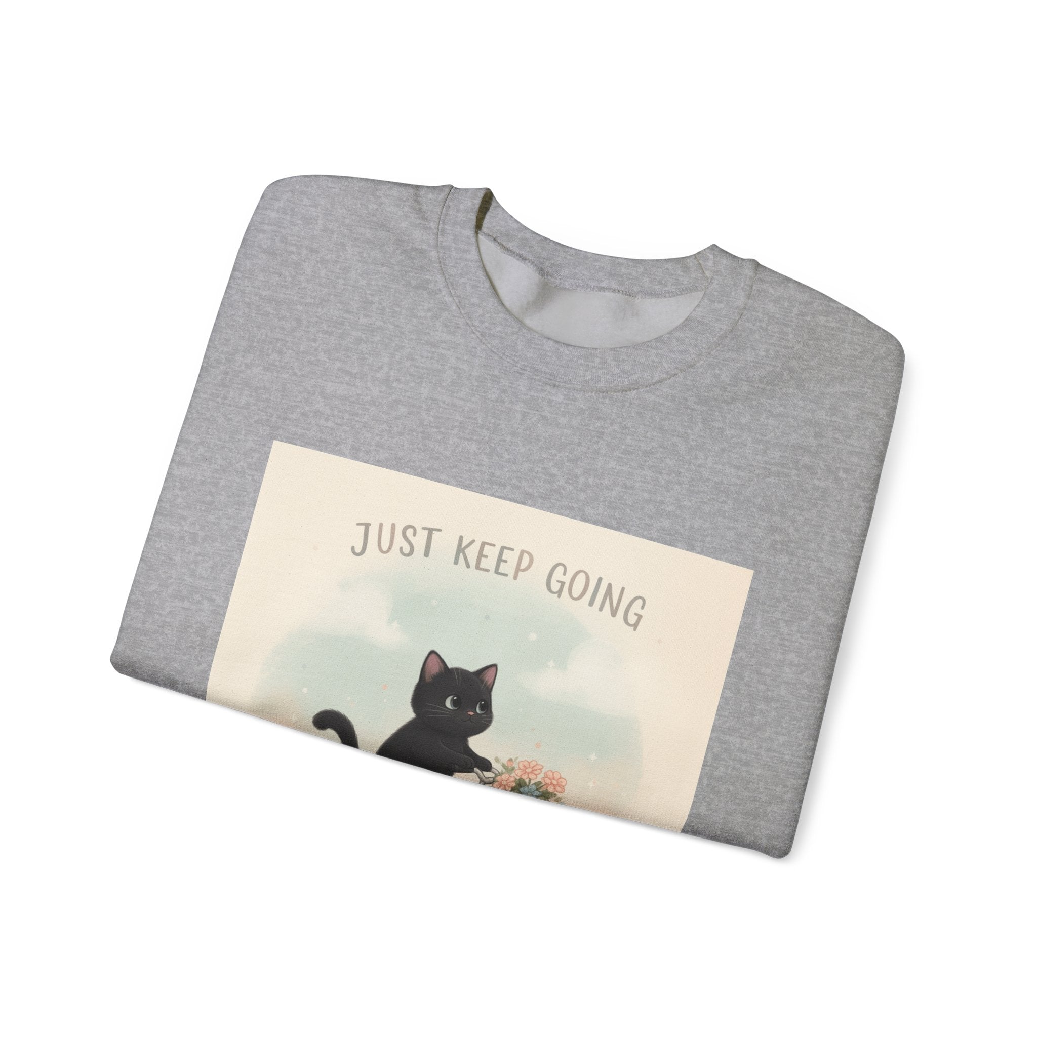 "Design" Black Cat Crewneck | College Girl Gift | Fashion | KayKay Classics