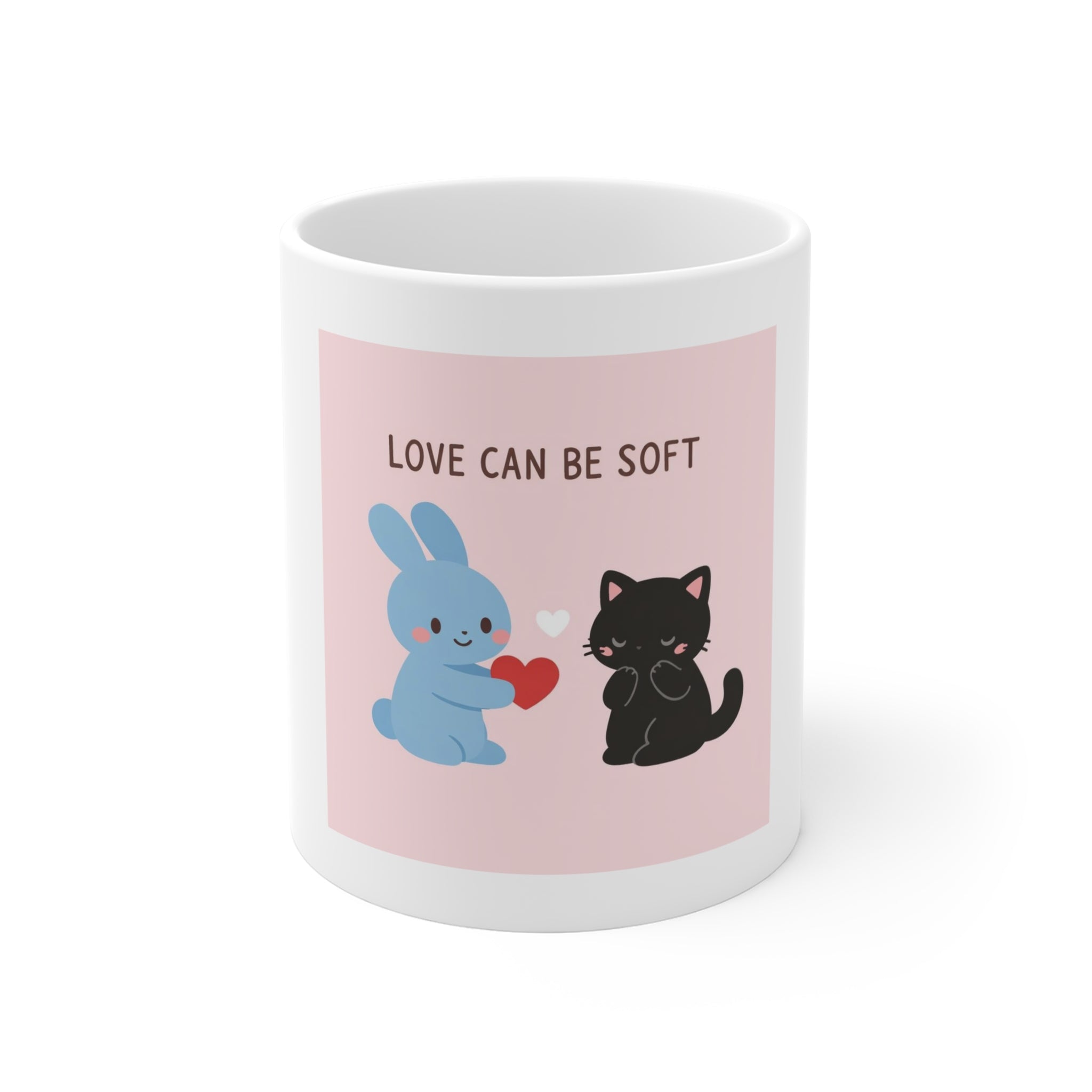 LOVE CAN BE SOFT Mug 11oz