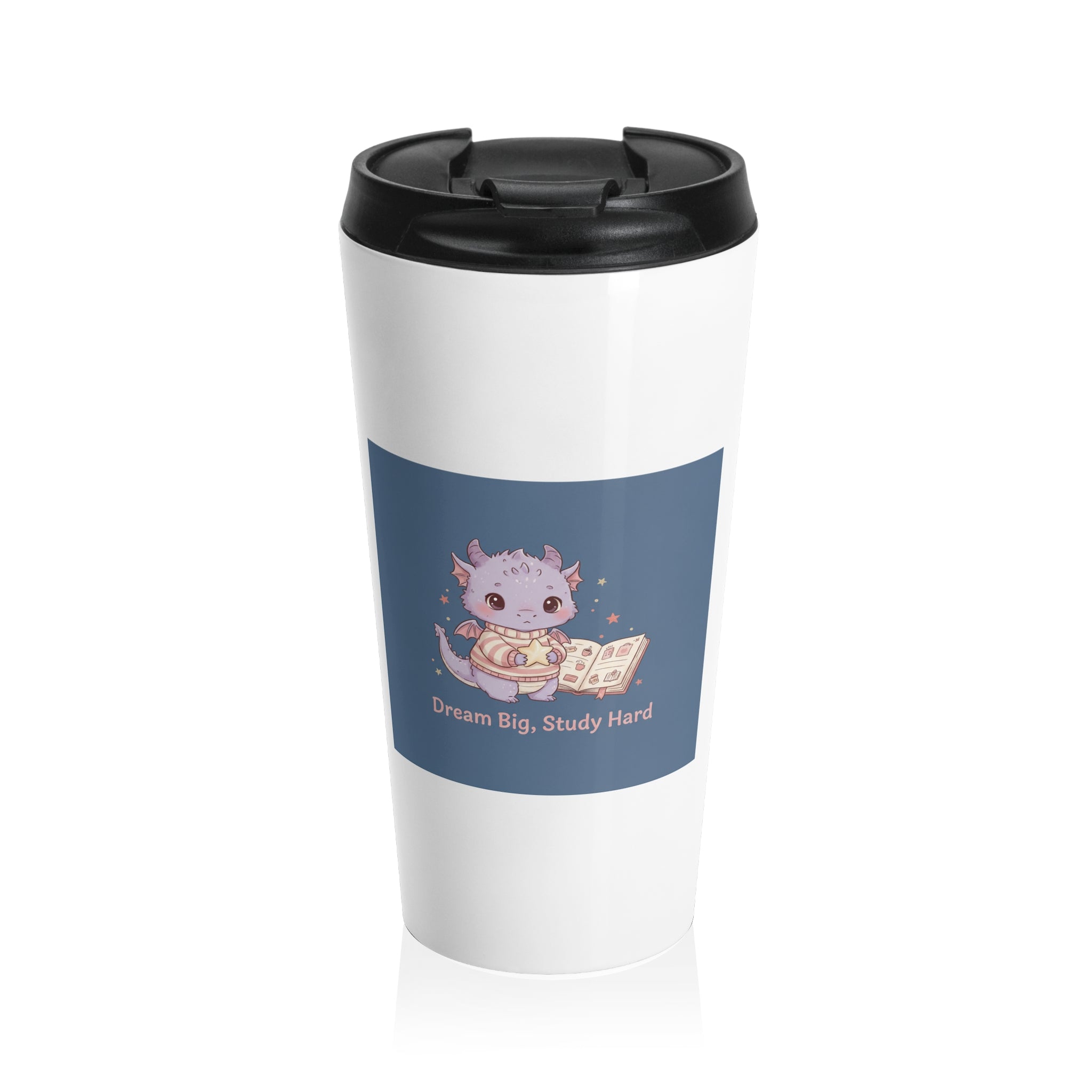 Dragon Travel Mug – Dream Big Study Hard