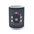 Black Cat Mug 15oz – Liberty and Justice for All