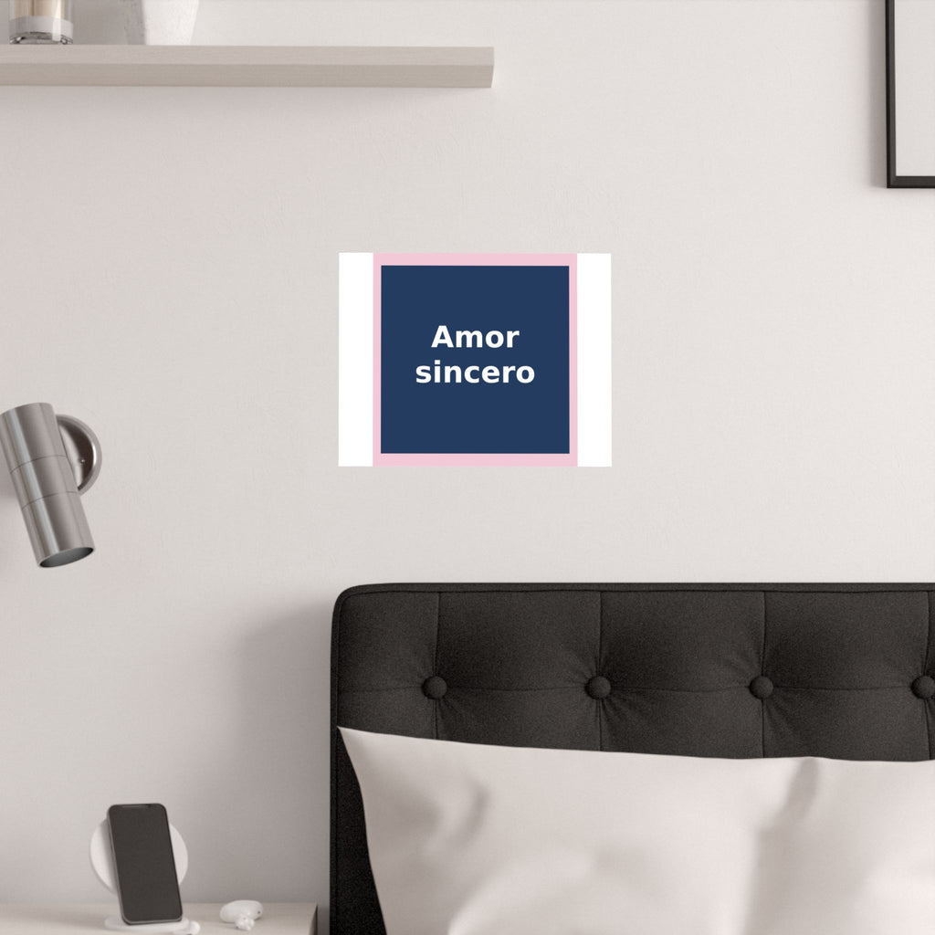 "Amor sincero" Black Cat Poster | College Girl Gift | Fashion | KayKay Classics