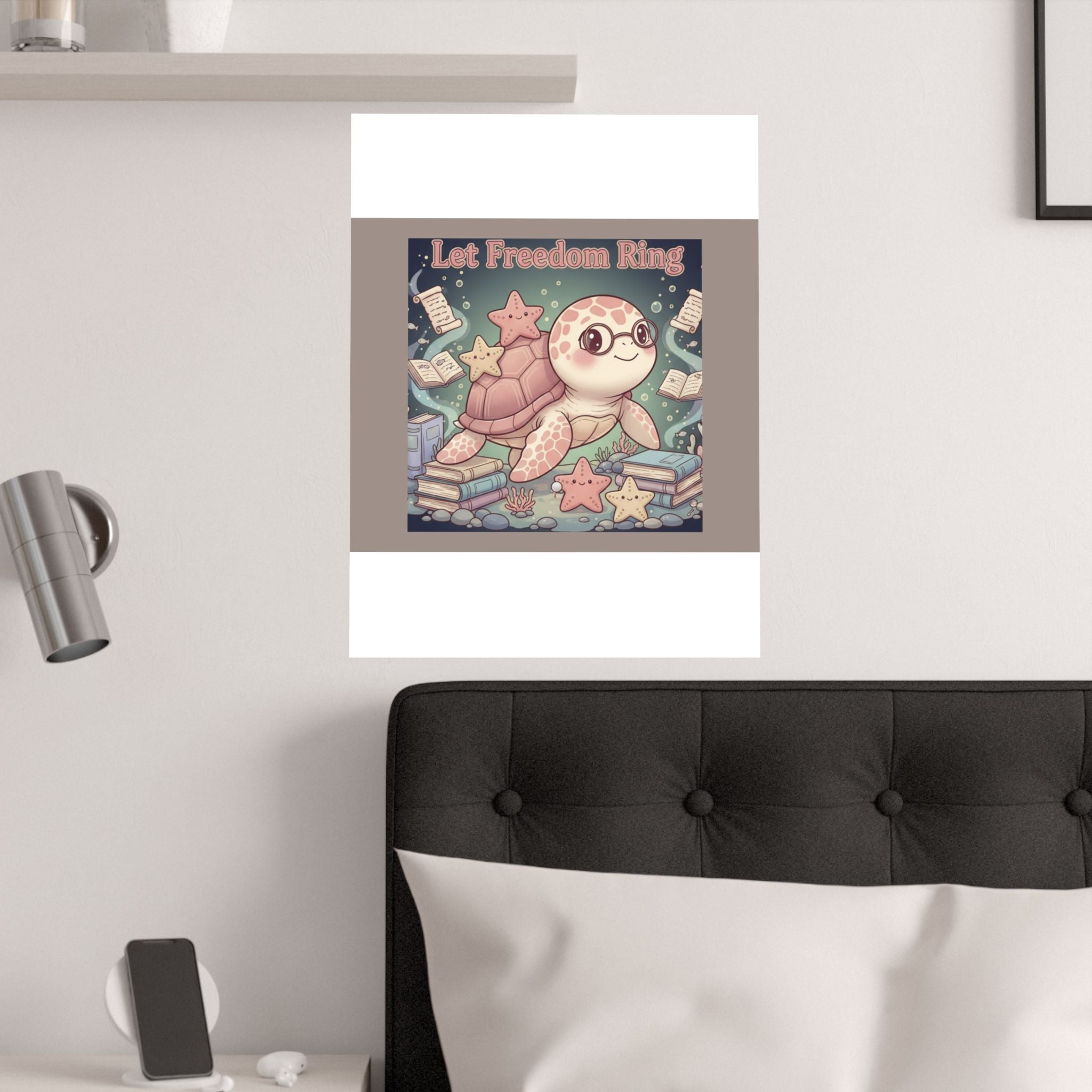 Turtle Poster – Let Freedom Ring