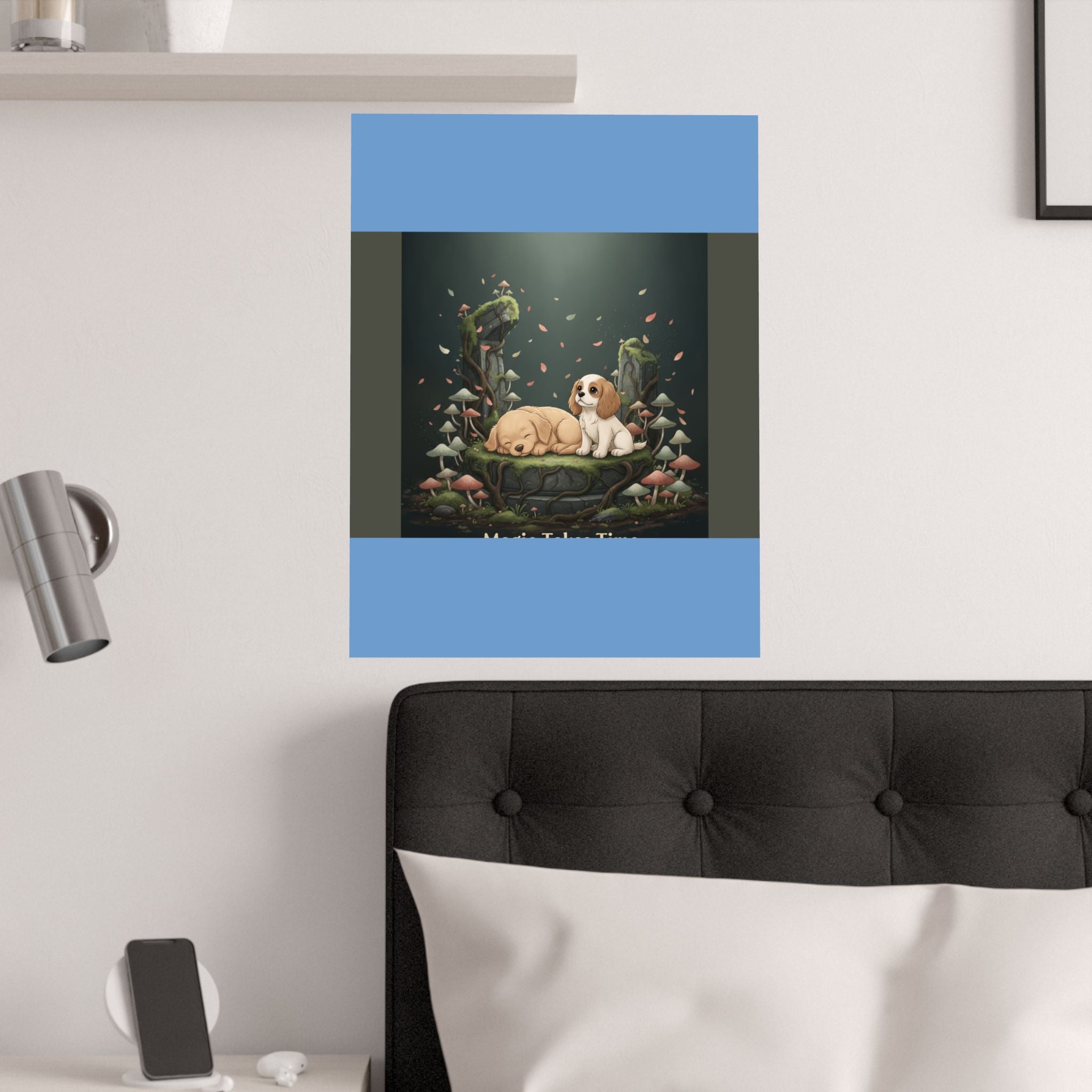 Puppies Poster – Magic Takes Time