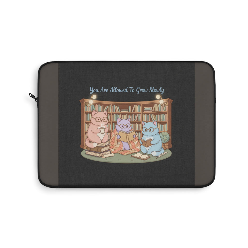Cats With Glasses Laptop Sleeve – You Are Allowed to Grow Slowly