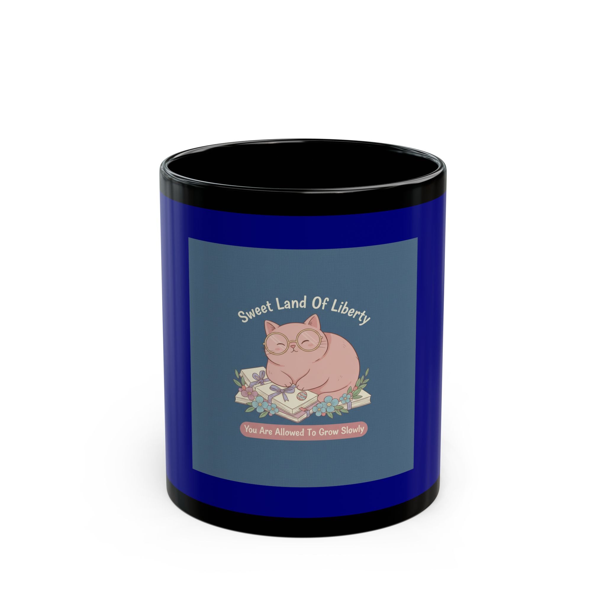 Cat Black Mug 11oz – Sweet Land of Liberty