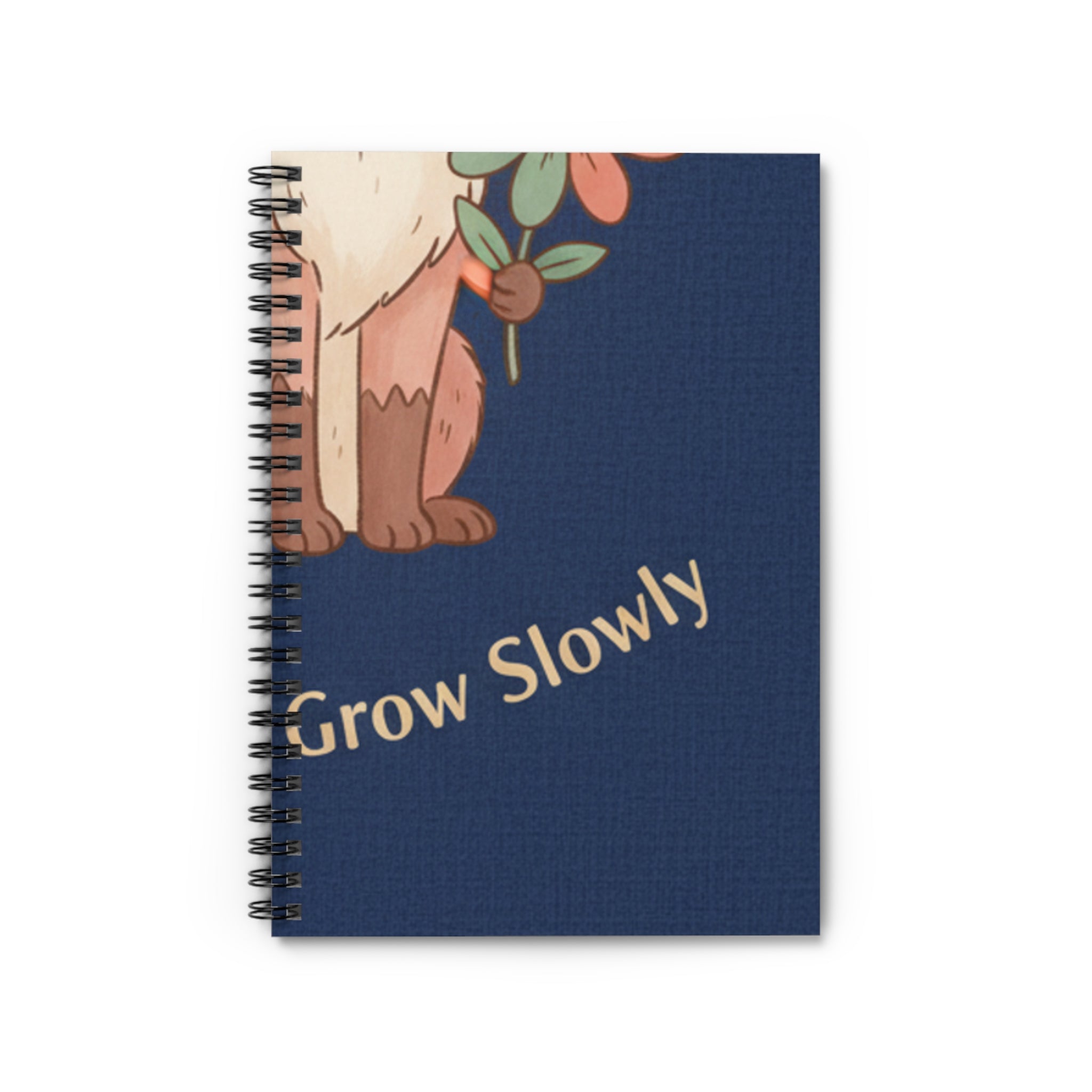 You Are Allowed to Grow Slowly Spiral Notebook