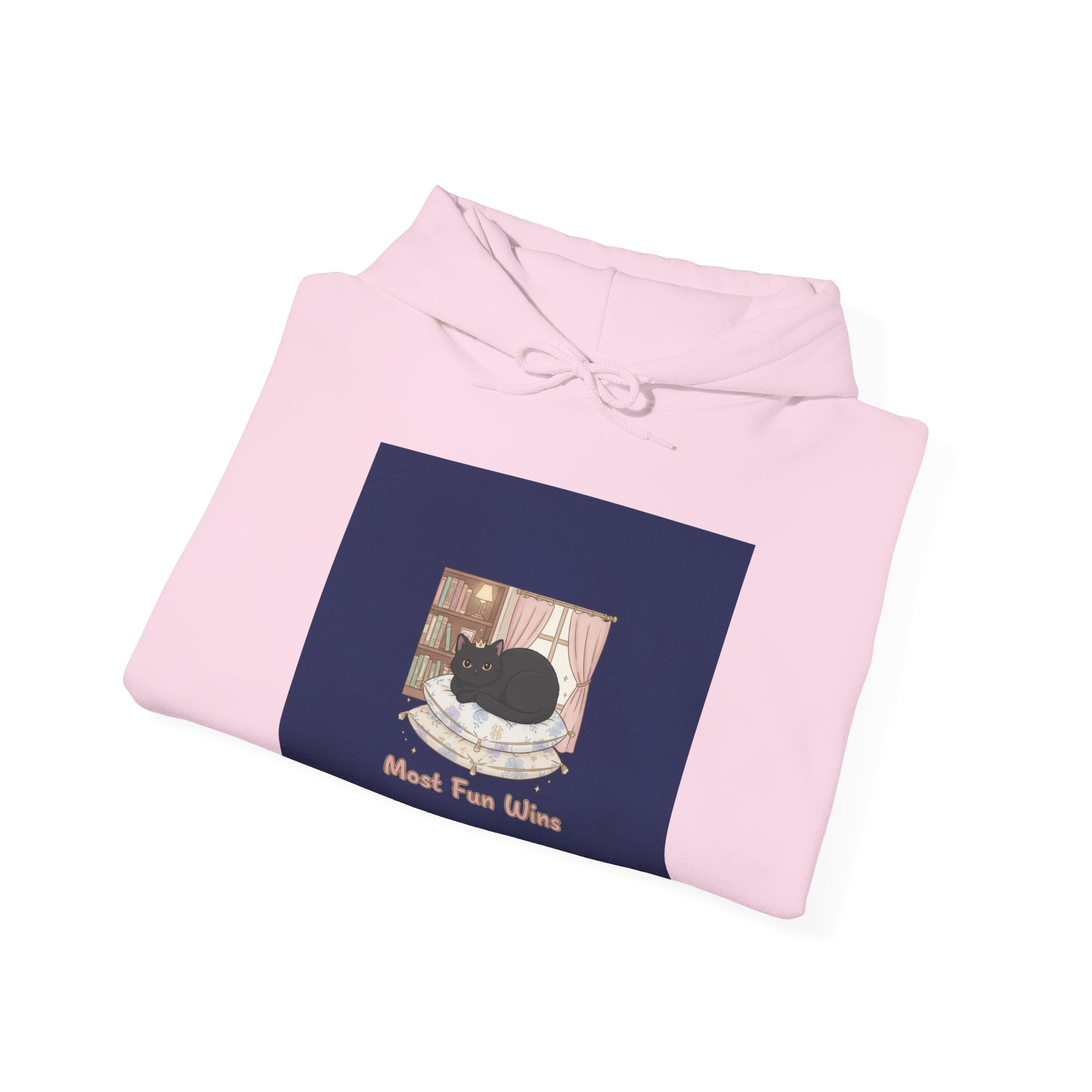 Black Cat Hoodie – Most Fun Wins