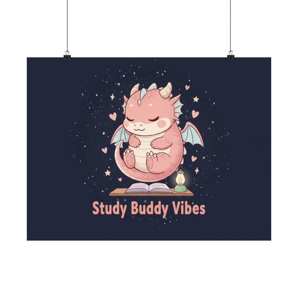 Study Buddy Vibes Poster