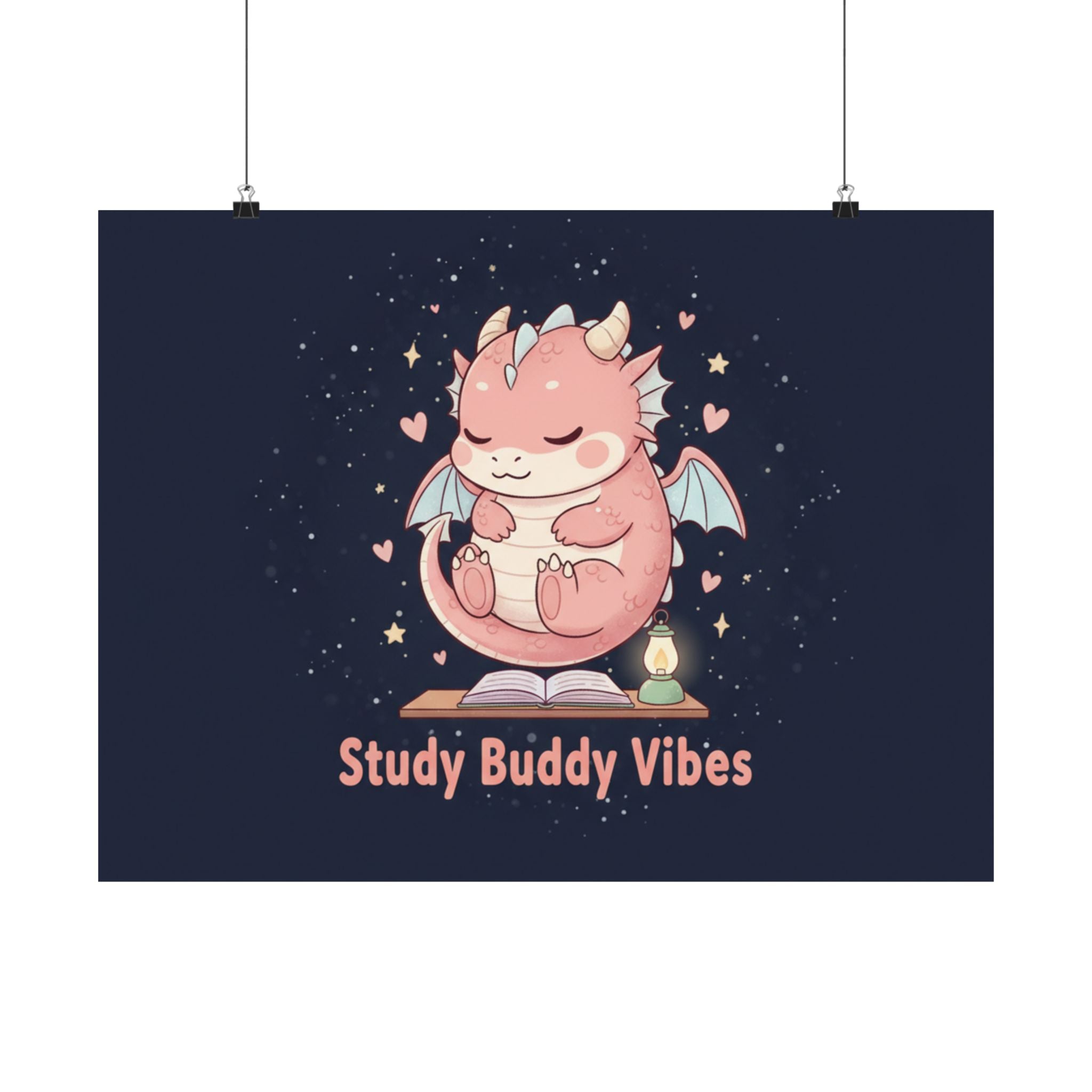 Study Buddy Vibes Poster