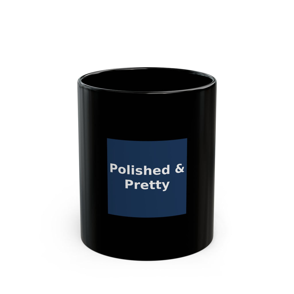 Polished & Pretty - KayKay Black Mug