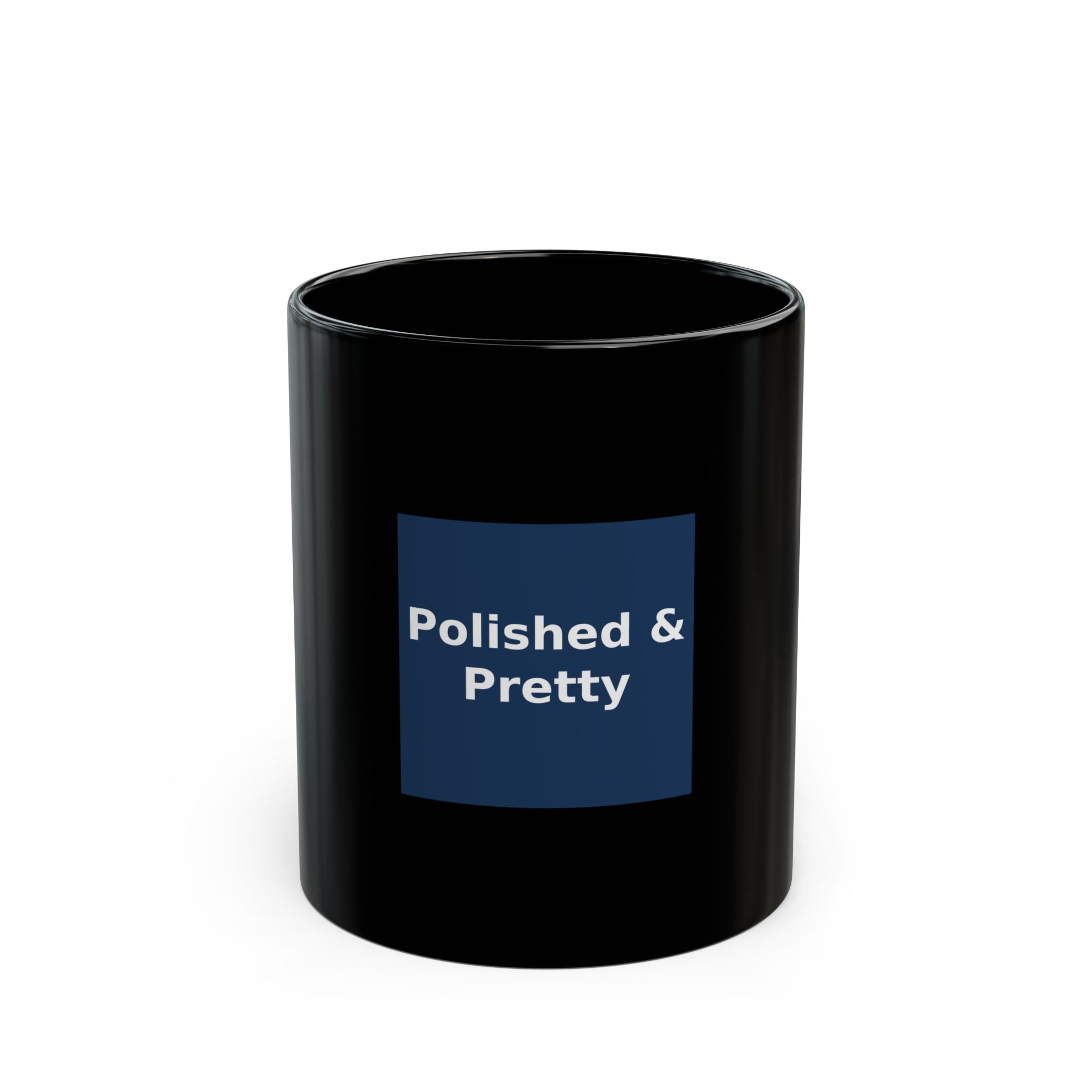 Polished & Pretty - KayKay Black Mug