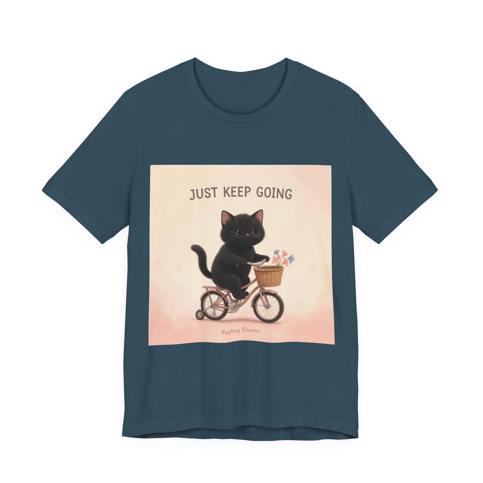 "Life Behind Bars" Black Cat Women Tee | College Girl Gift | Fashion | KayKay Classics
