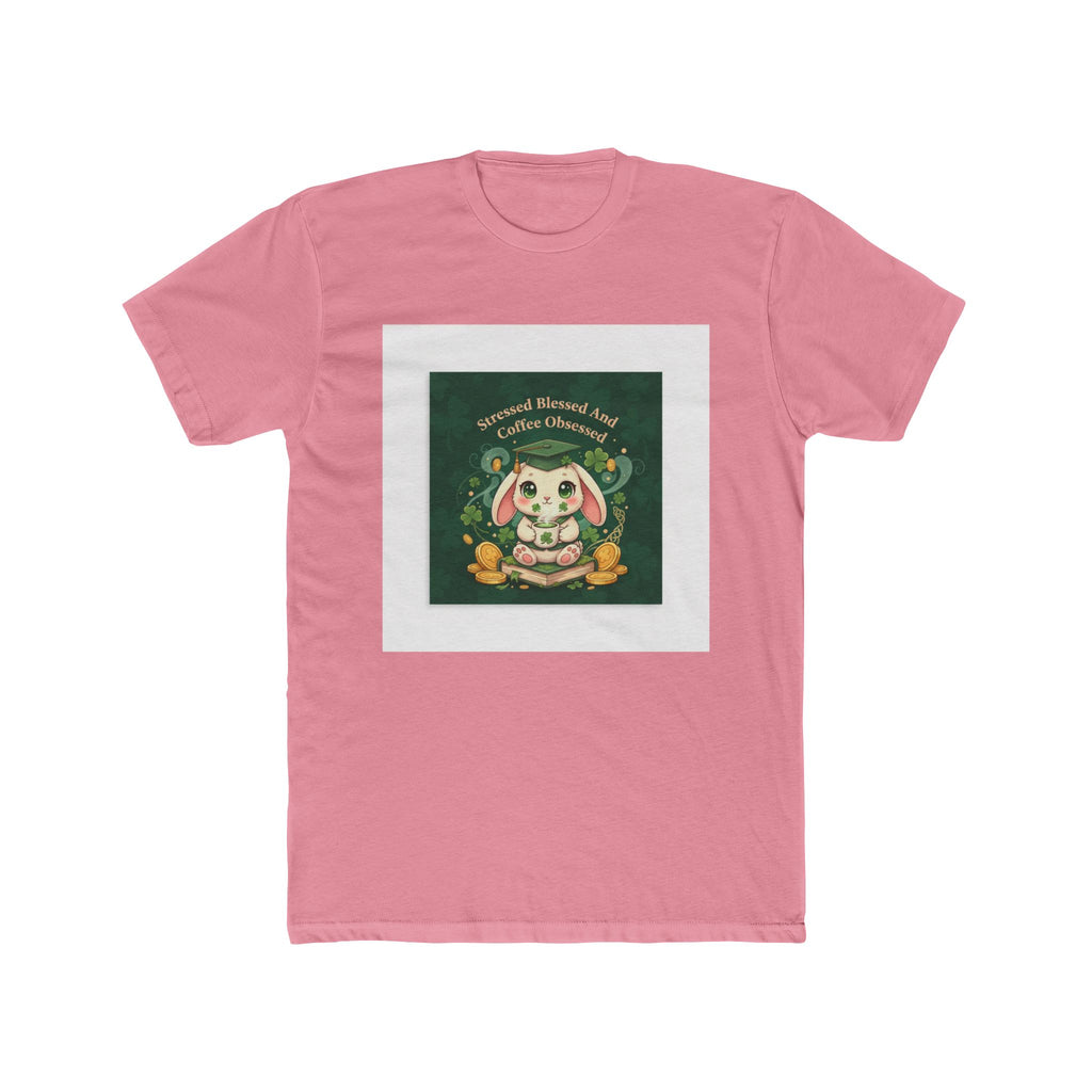 Stressed Blessed and Coffee Obsessed Unisex Tee