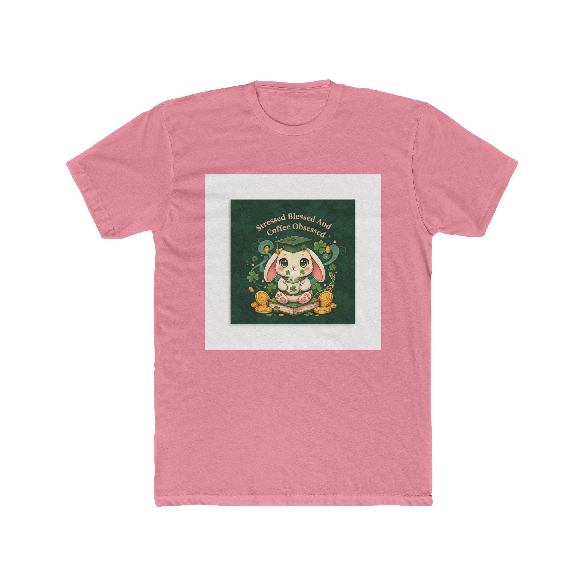 Rabbit Unisex Tee – Stressed Blessed and Coffee Obsessed