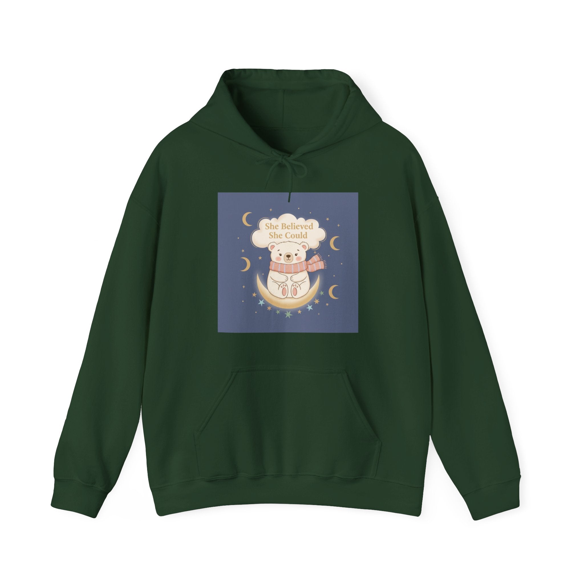Bear Hoodie – She Believed She Could