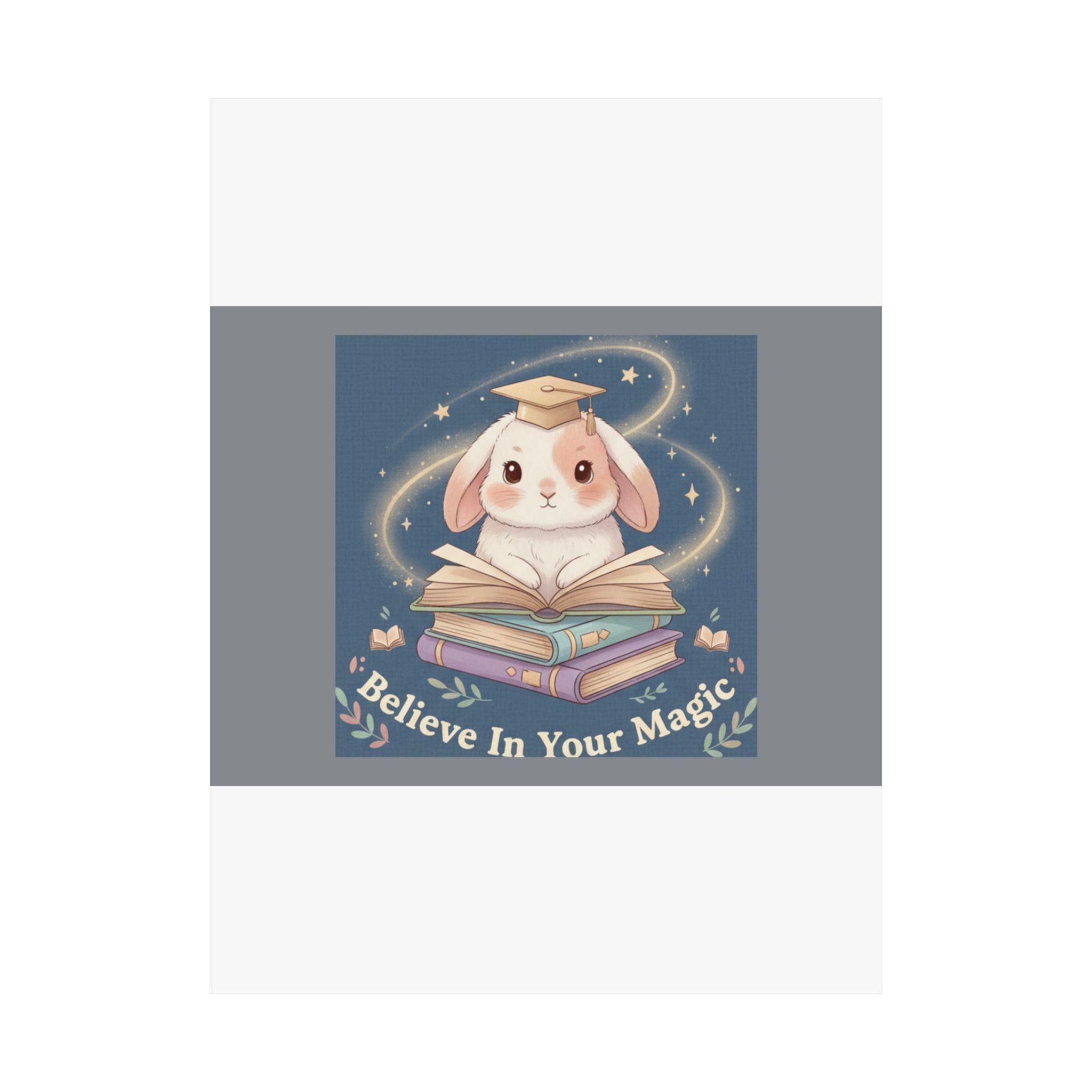Bunny Poster – Believe in Your Magic