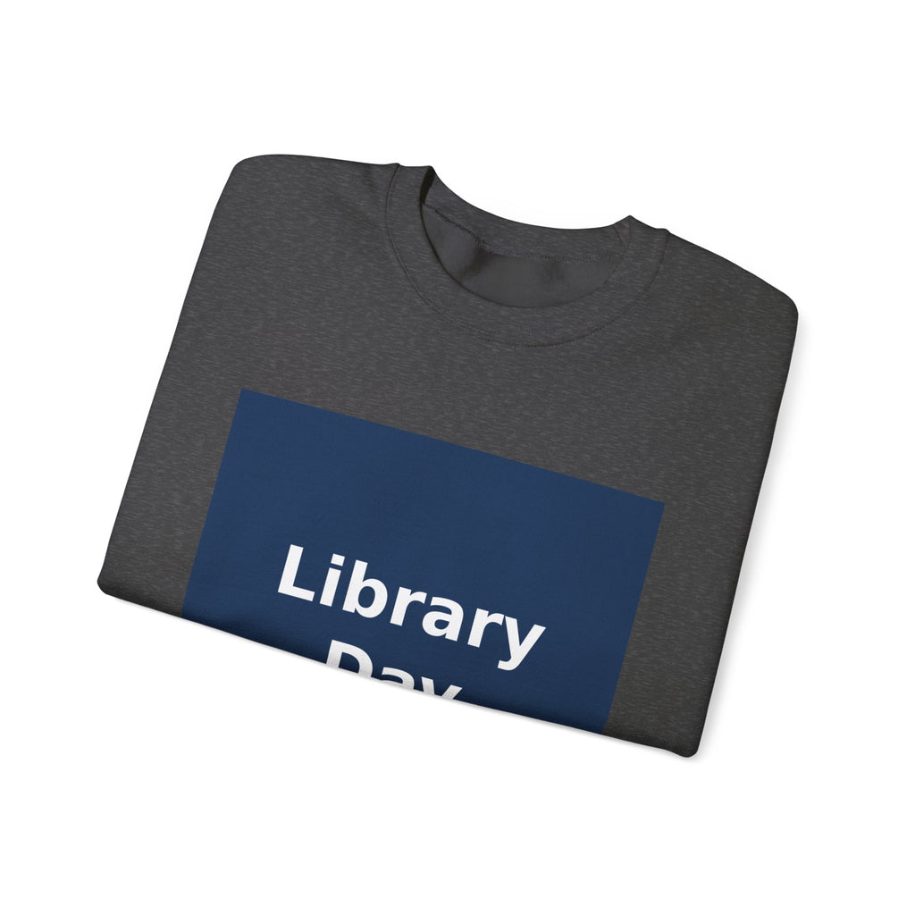 "Library Day" Black Cat Crewneck | College Girl Gift | Fashion | KayKay Classics