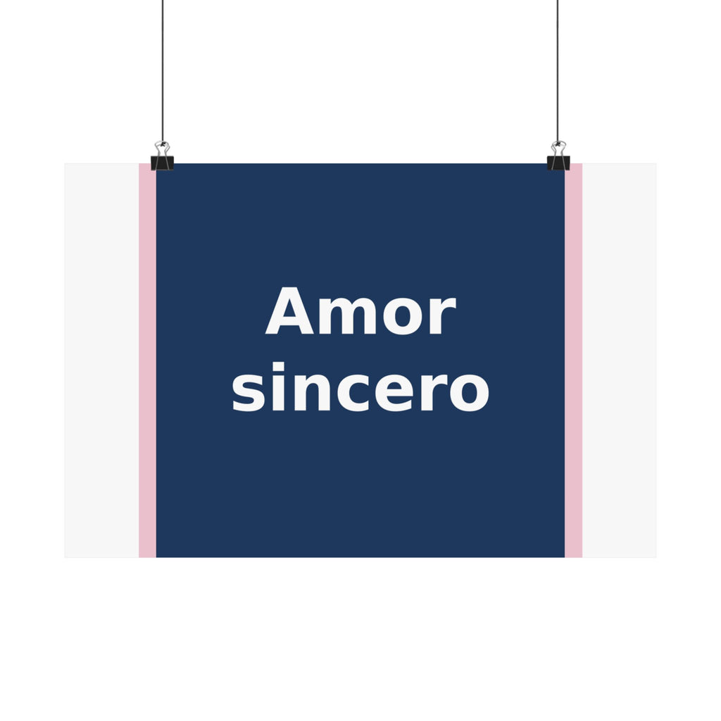 "Amor sincero" Black Cat Poster | College Girl Gift | Fashion | KayKay Classics