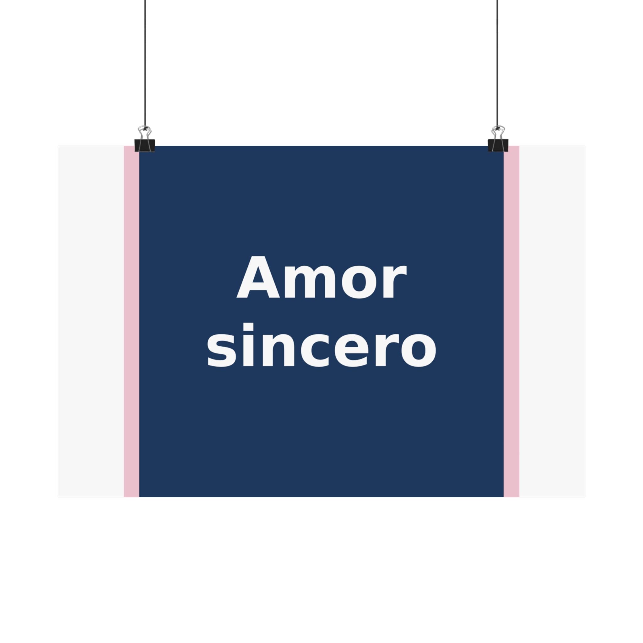 "Amor sincero" Black Cat Poster | College Girl Gift | Fashion | KayKay Classics