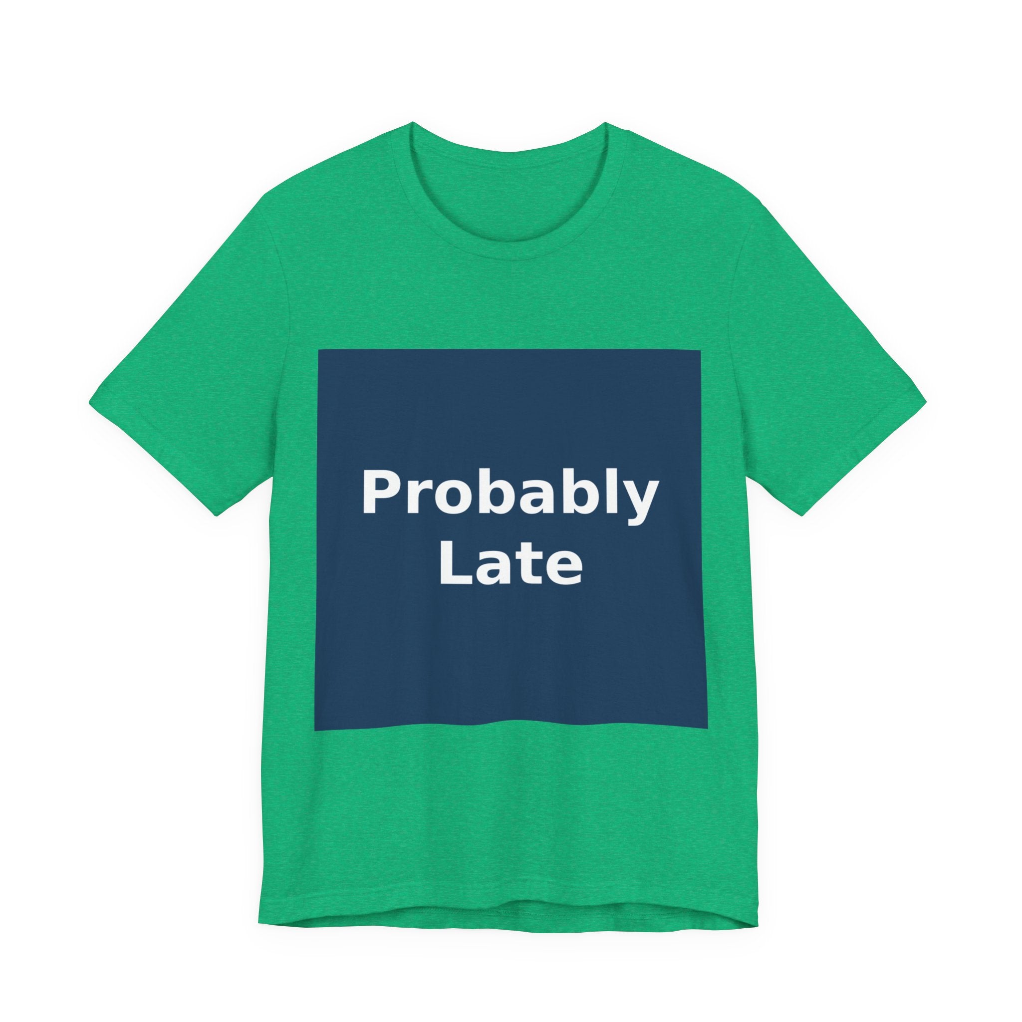 "Probably Late" Black Cat Women Tee | College Girl Gift | Fashion | KayKay Classics