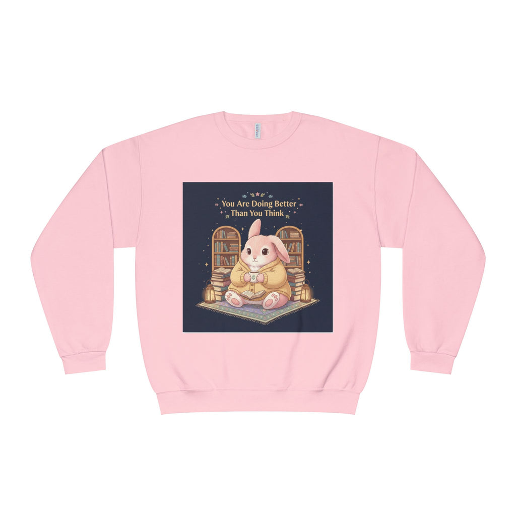 Bunny Crewneck Sweatshirt – You Are Doing Better Than You Think