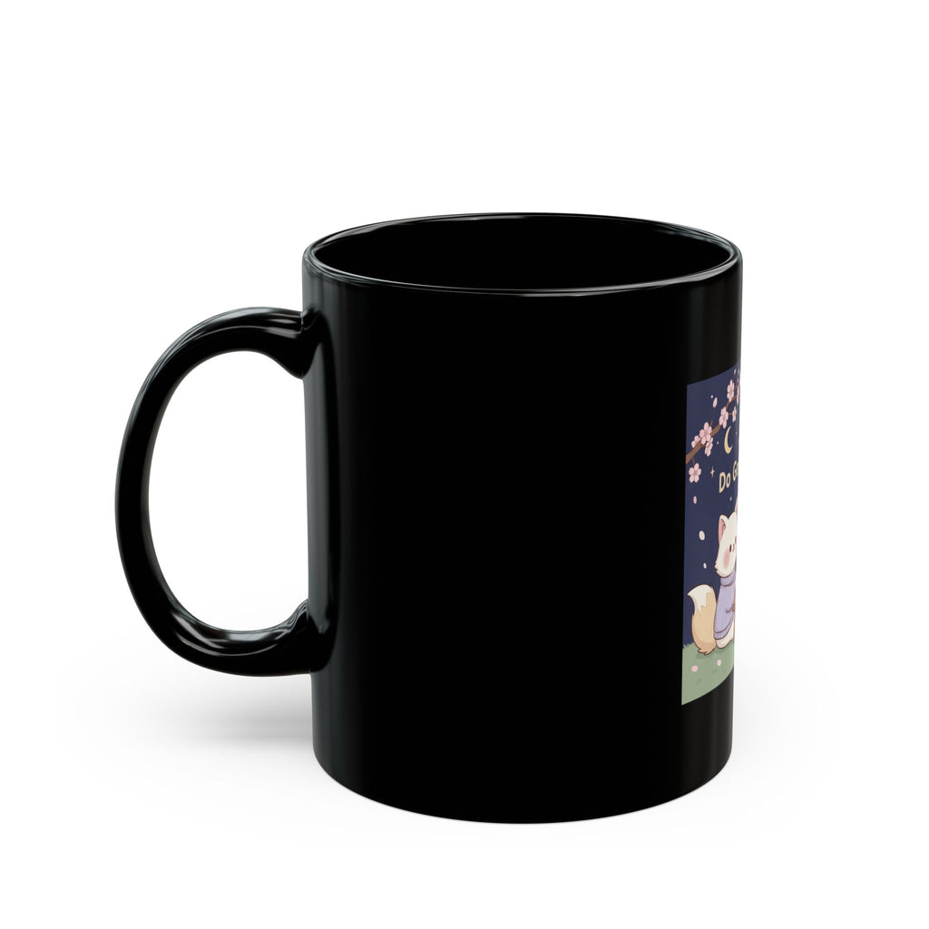 Cat Black Mug 11oz – Do Good Be Good