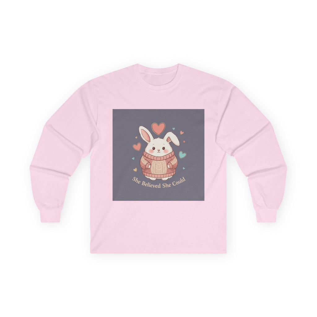 Bunny Long Sleeve Tee – She Believed She Could