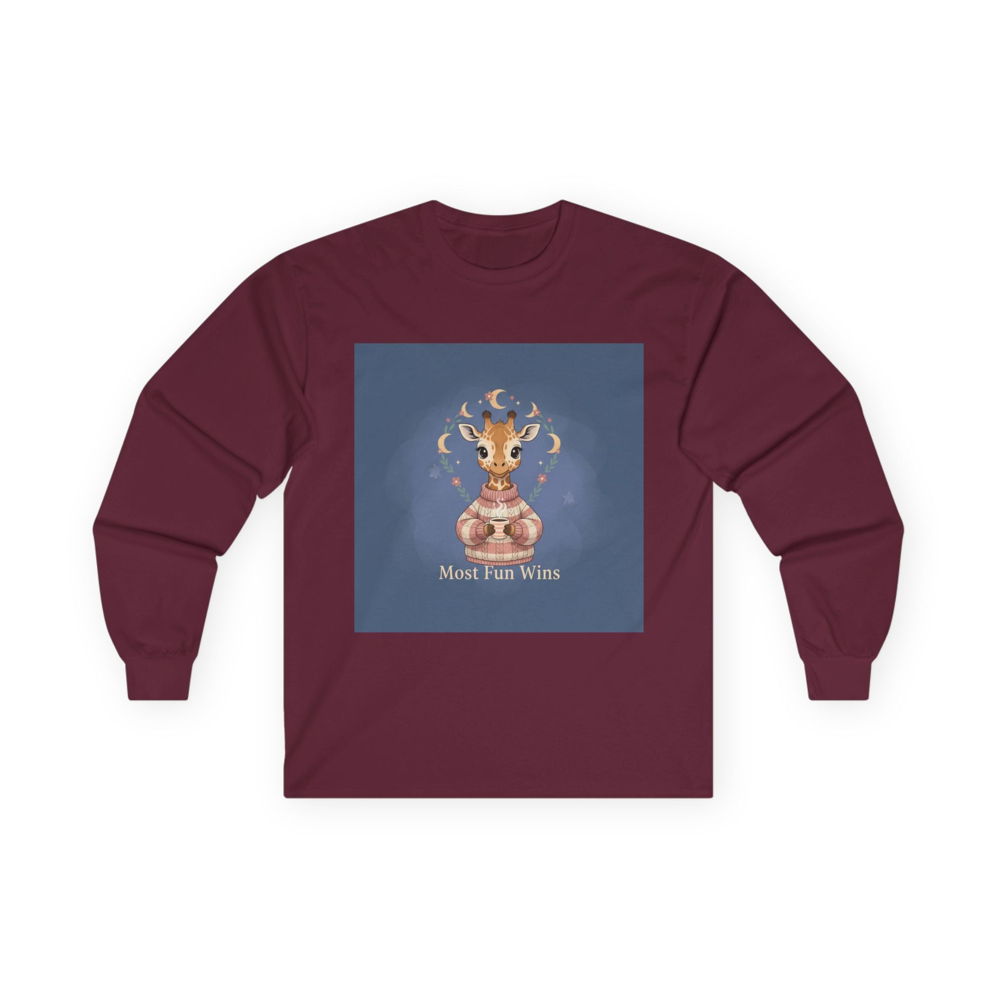 Giraffe Long Sleeve Tee – Most Fun Wins