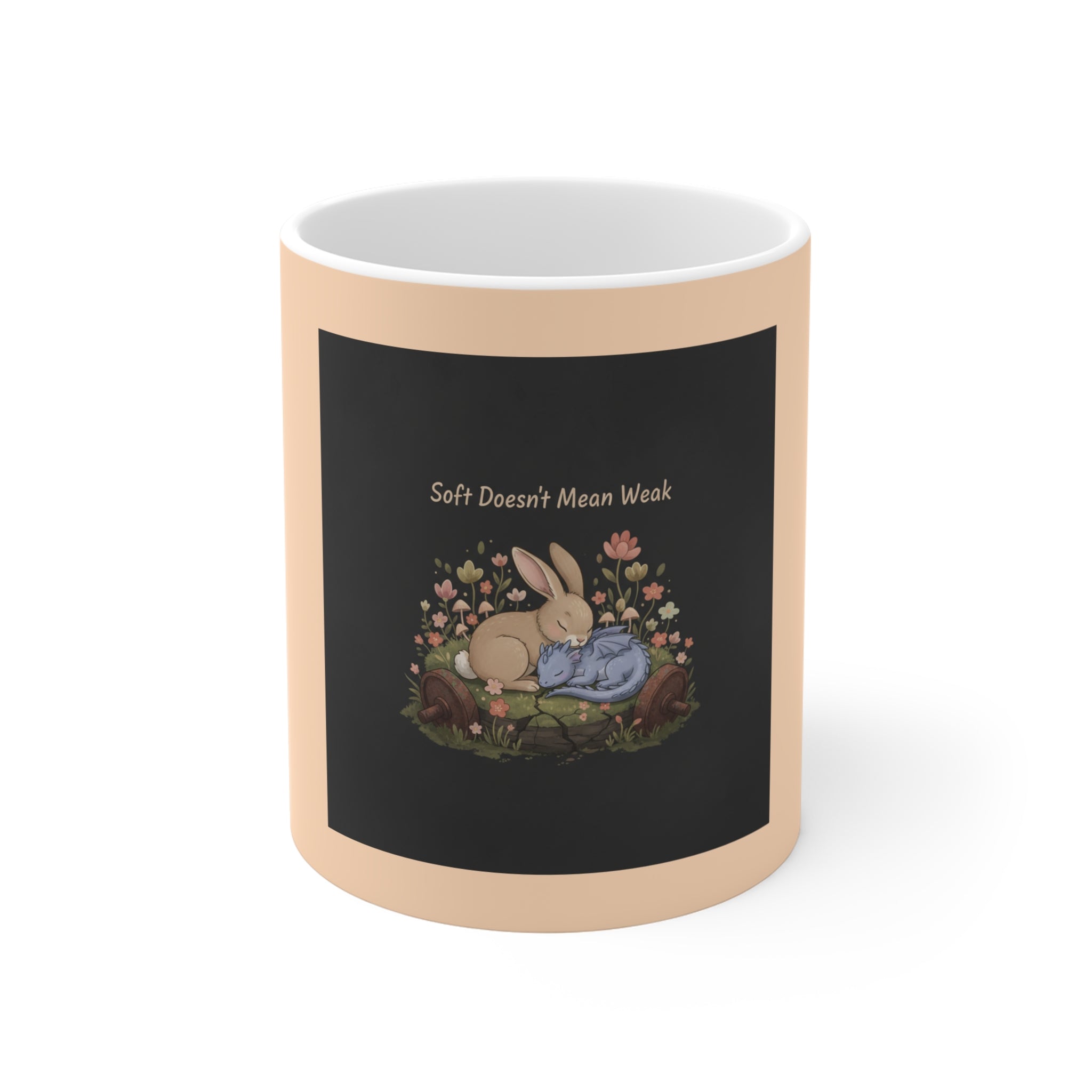 Dragon Mug 11oz – Soft Doesnt Mean Weak