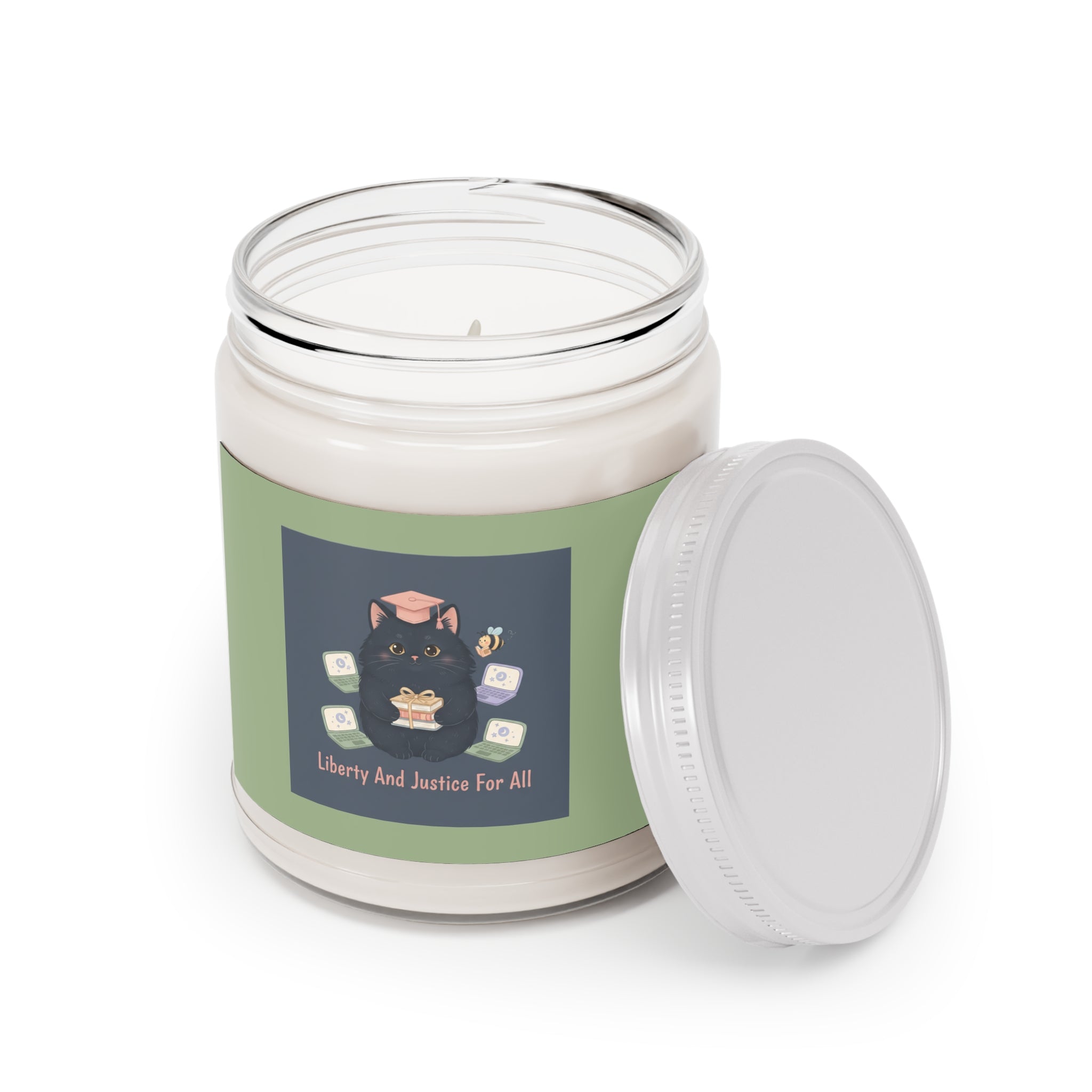 Black Cat Scented Candle – Liberty and Justice for All