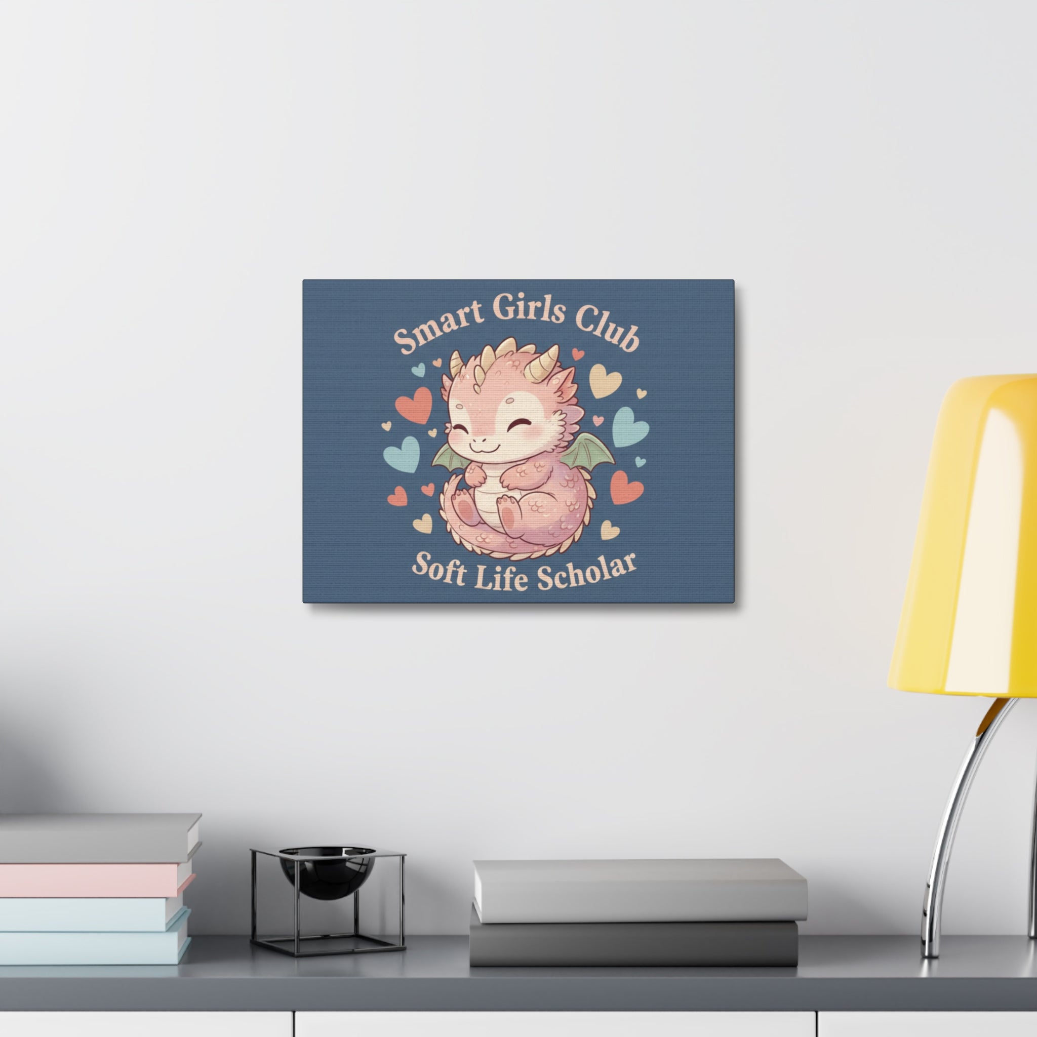 Dragon Canvas Print – Smart Girls Club Soft Life Scholar