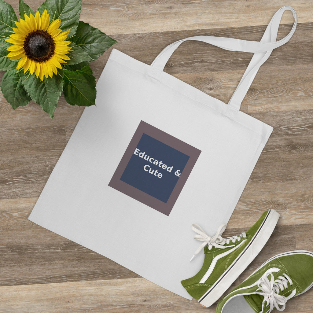 Educated & Cute - KayKay Canvas Tote Bag