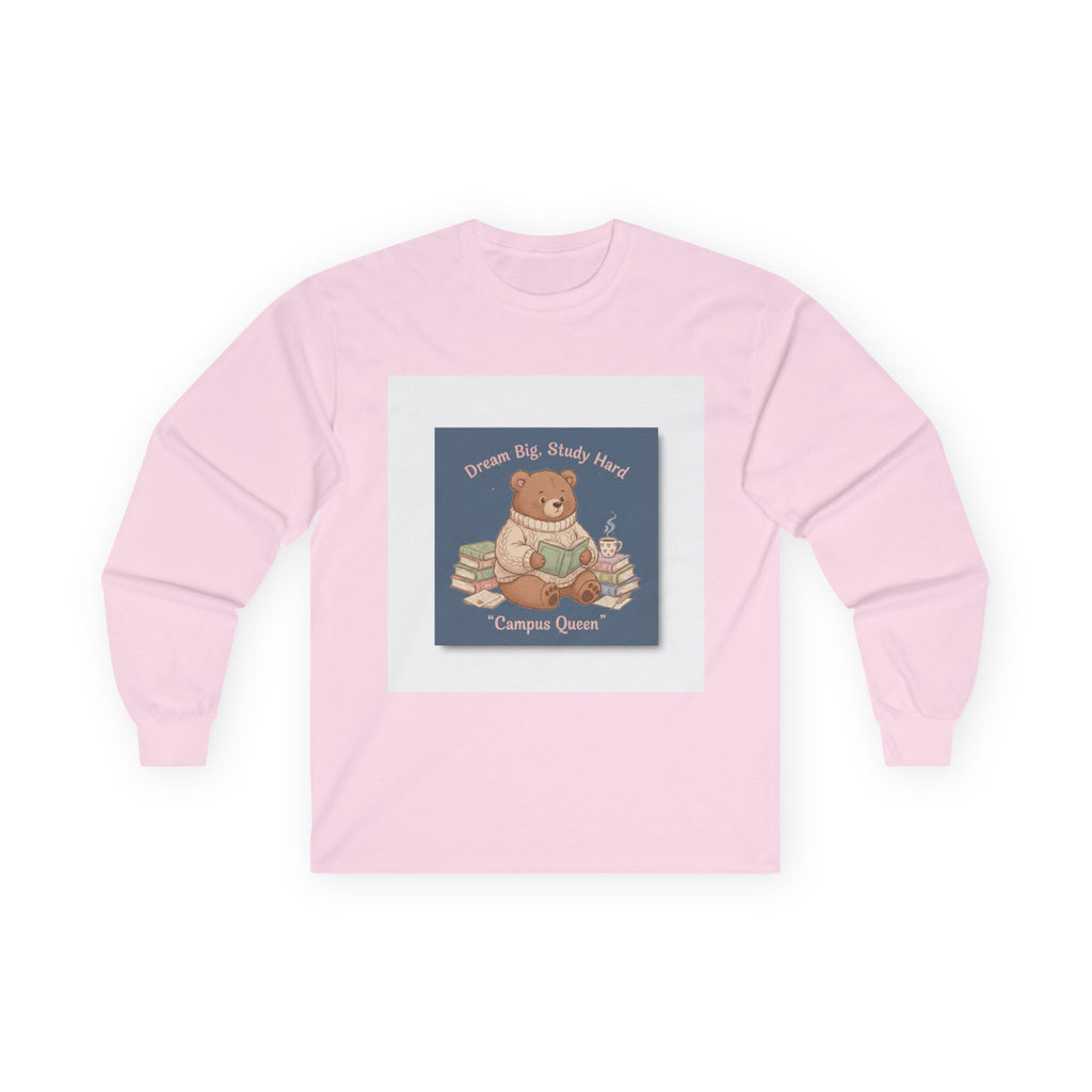 Bear Long Sleeve Tee – Dream Big Study Hard