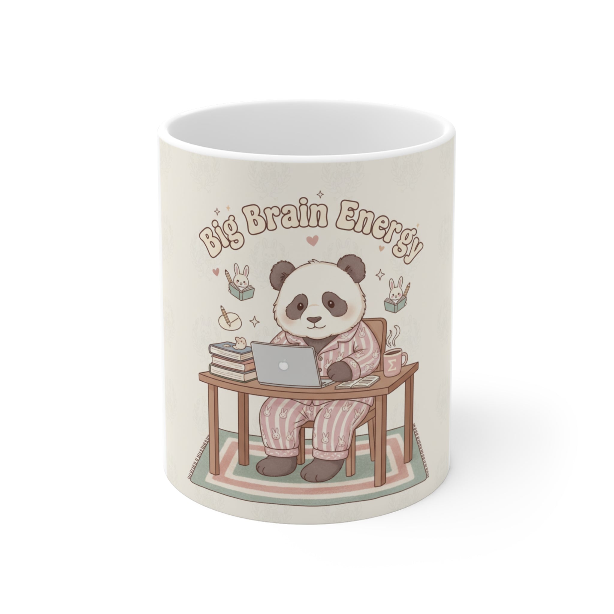 Big Brain Energy Panda Mug 11oz