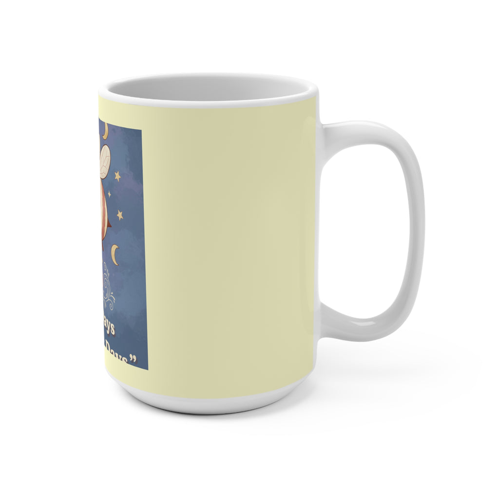 Bee Mug 15oz – Library Days Are the Best Days