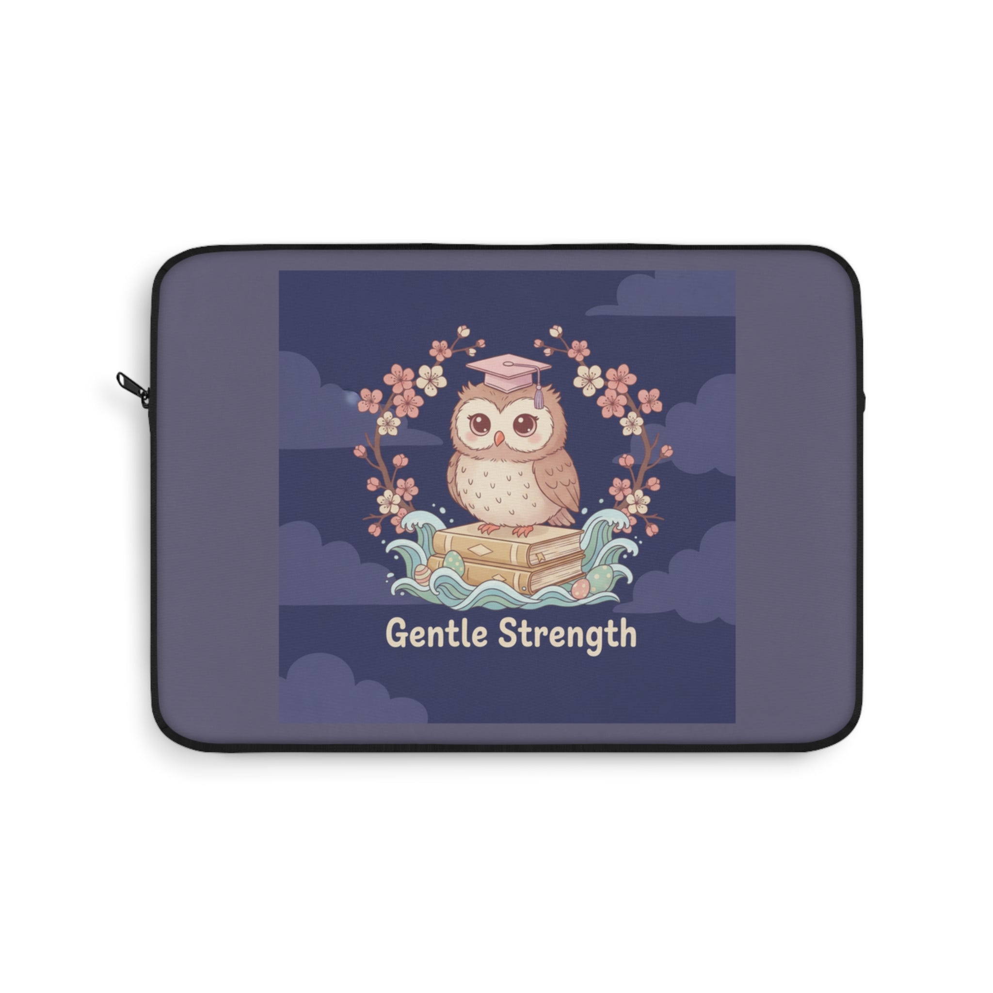 Owl Laptop Sleeve – Gentle Strength