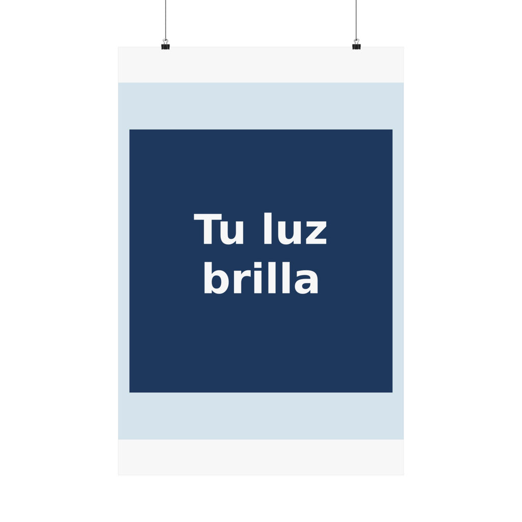 "Tu luz brilla" Black Cat Poster | Trendy Gift for Her | Lifestyle | KayKay Classics