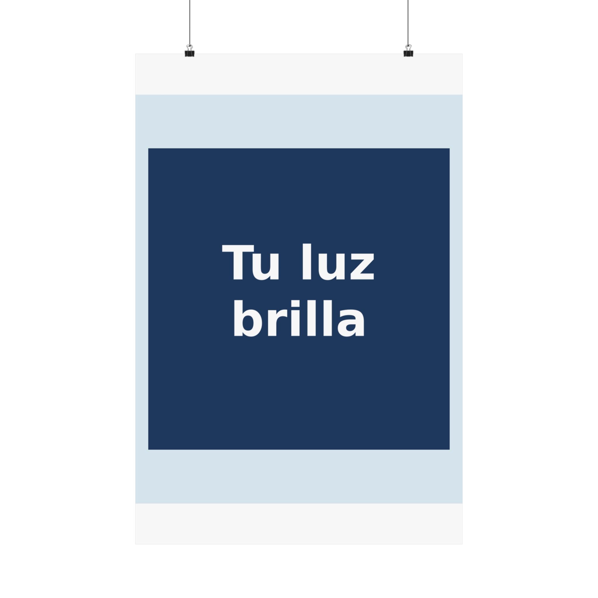 "Tu luz brilla" Black Cat Poster | Trendy Gift for Her | Lifestyle | KayKay Classics