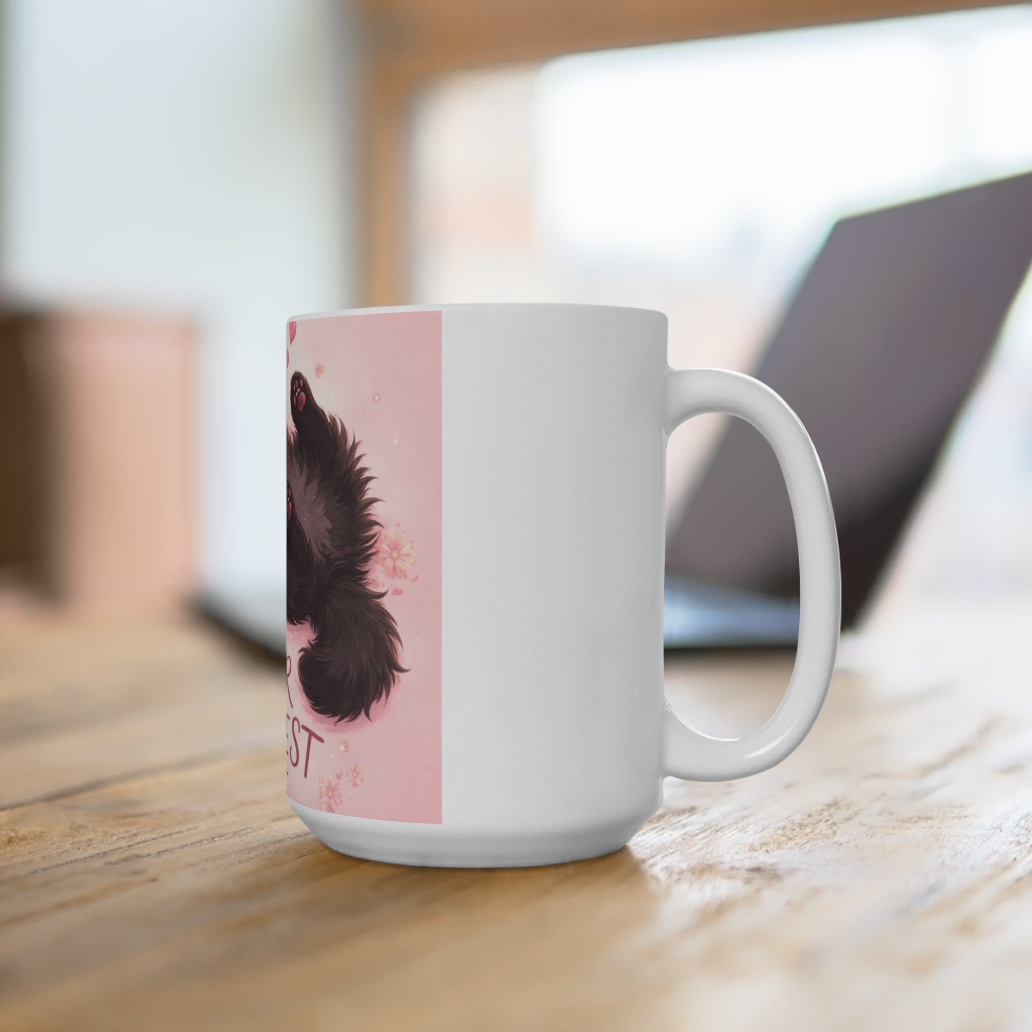 LET YOUR HEART REST Cat Mug 15oz