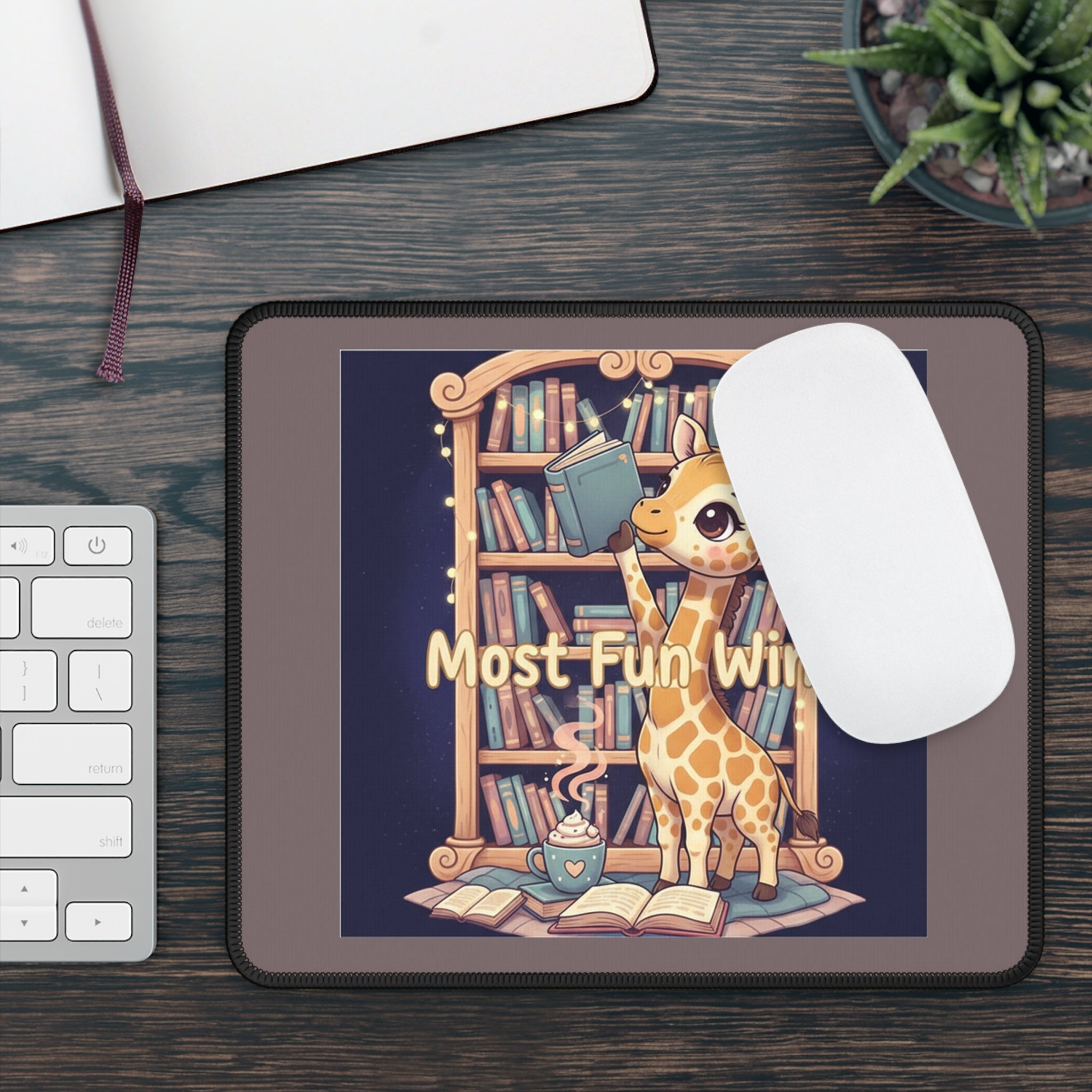 Giraffe Mouse Pad – Most Fun Wins