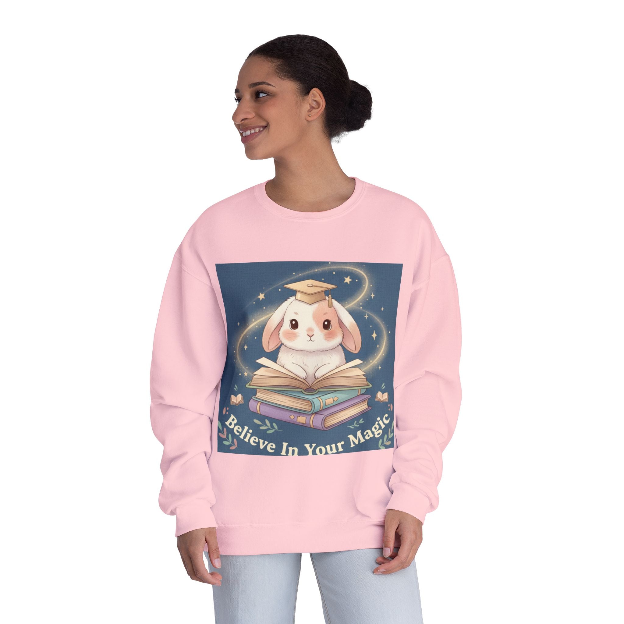 Bunny Crewneck Sweatshirt – Believe in Your Magic