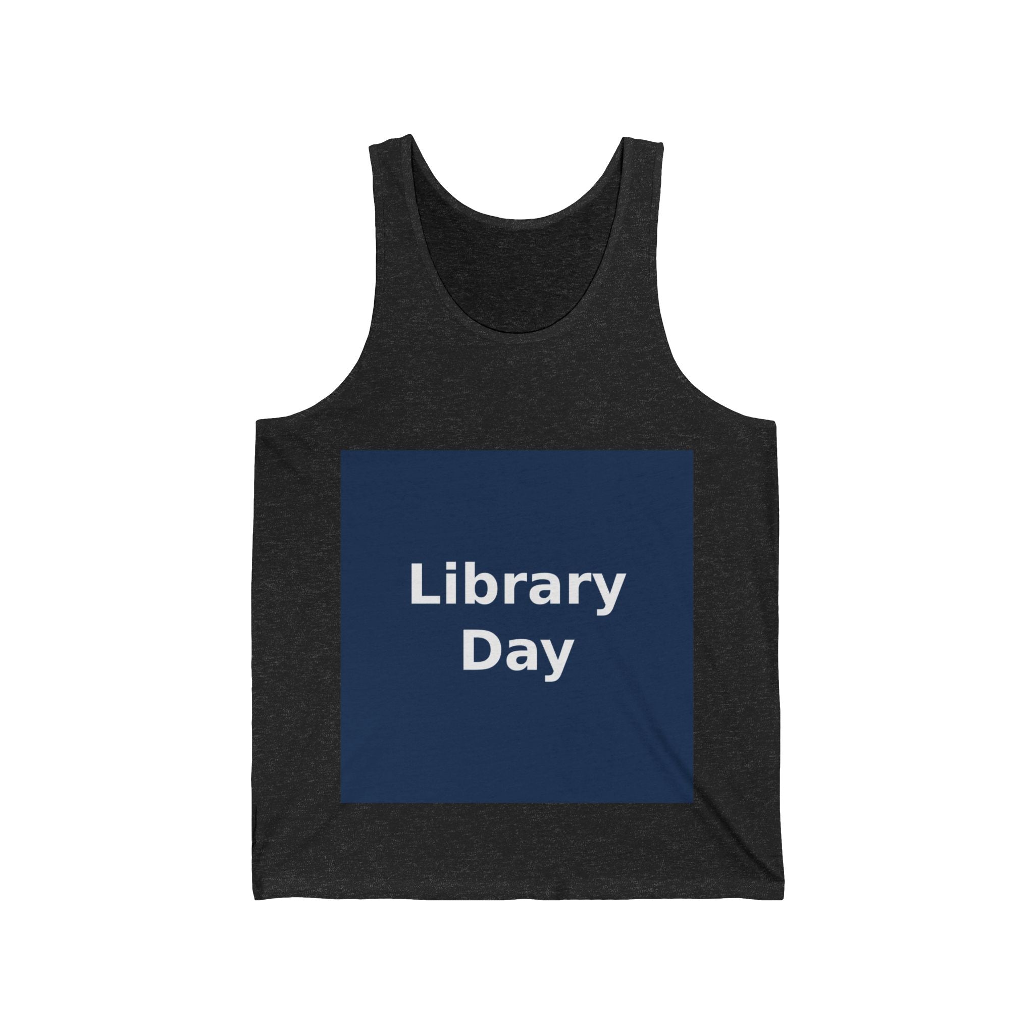 "Library Day" Black Cat Tank Top | College Girl Gift | Fashion | KayKay Classics
