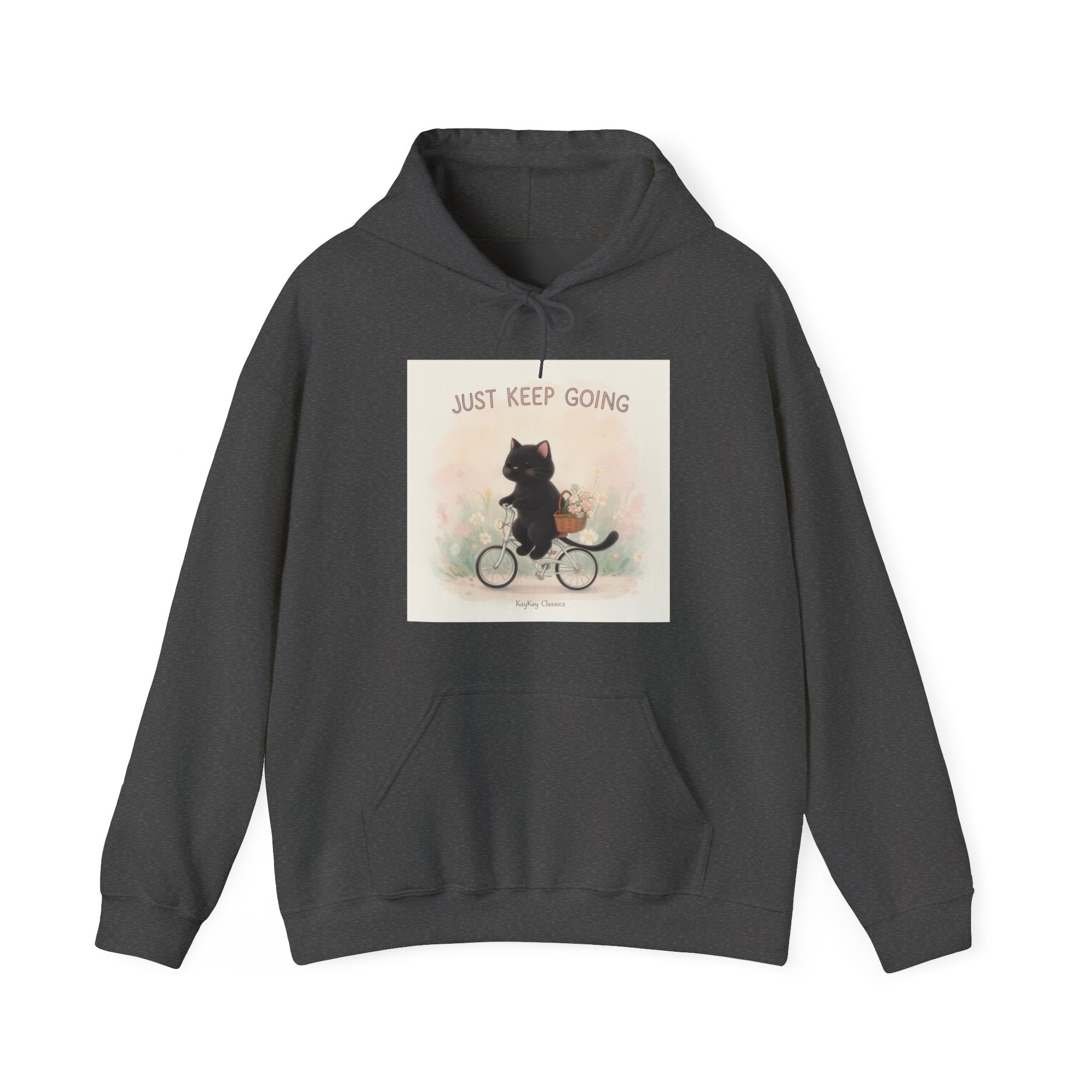 JUST KEEP GOING Cat Hoodie