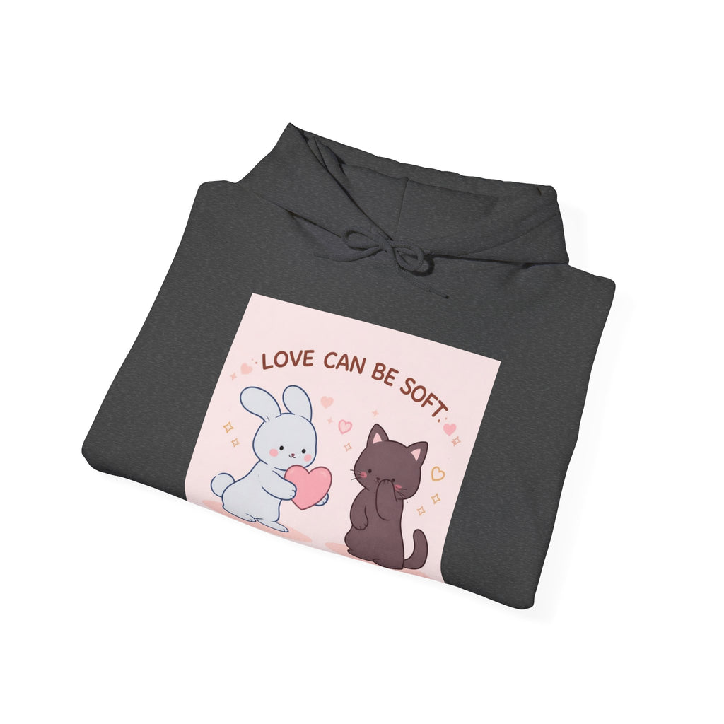 LOVE CAN BE SOFT Rabbit, cat Hoodie