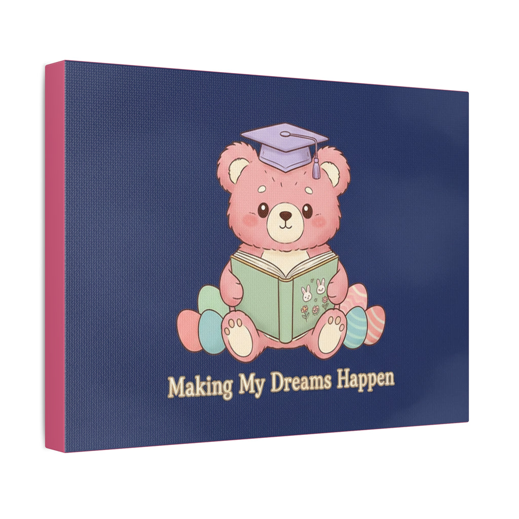 Bear Canvas Print – Making My Dreams Happen