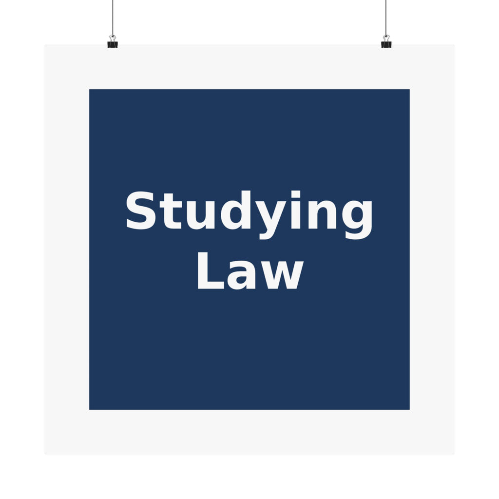 Studying Law - KayKay Poster