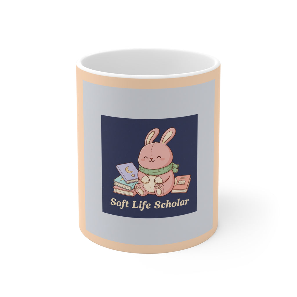 Rabbit Mug 11oz – Soft Life Scholar